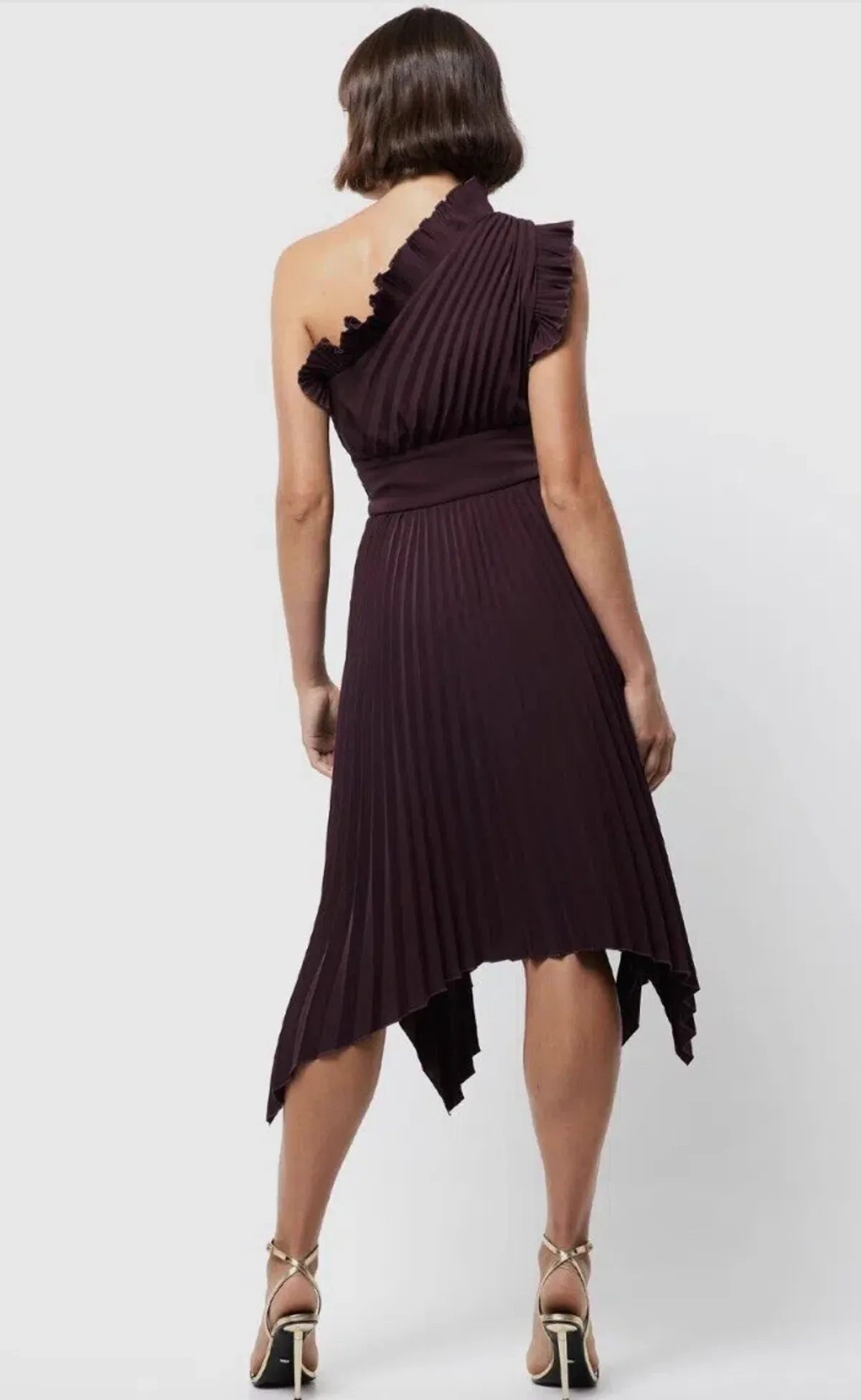 Mossman Lady Like Dress Burgundy Size 6 - Image 2