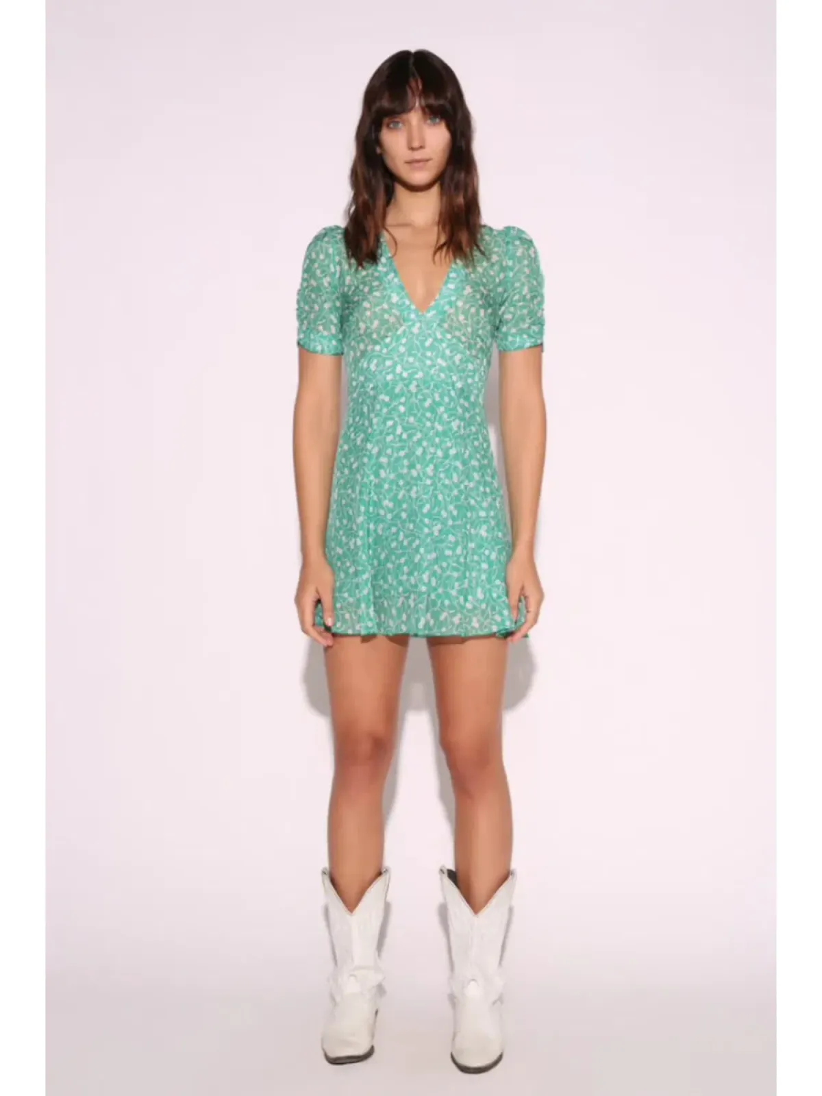 Realisation Par Ozzie Dress Poison Ivy Green Size M / AU 10 - Image 1