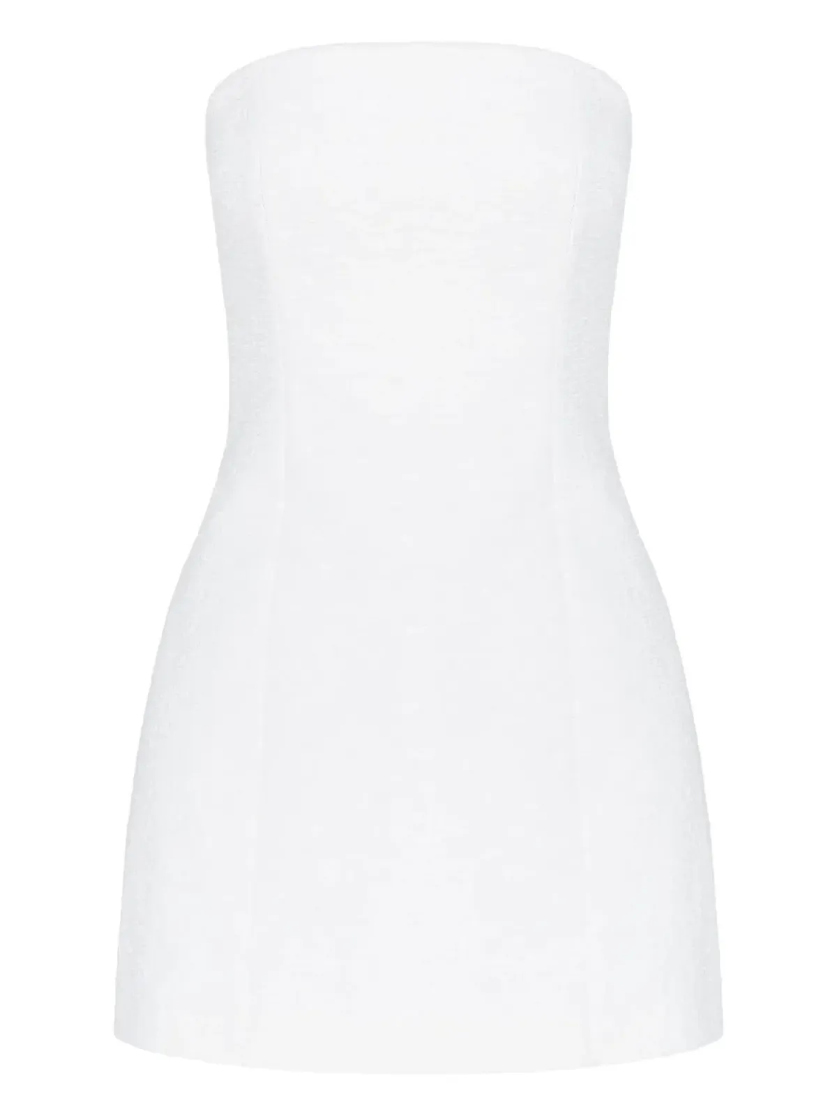 Anna Quan Boucle Paris Mini Dress in White Size AU 10 - Image 4