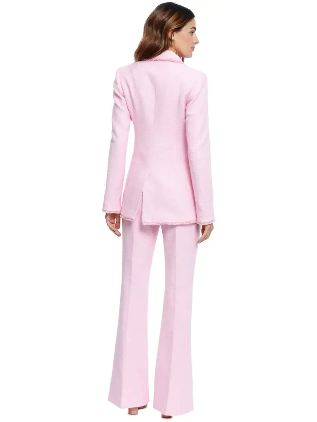 Rebecca Vallance Garance Jacket and Pant Set in Pink Size AU 10 for rent on The Volte - main image