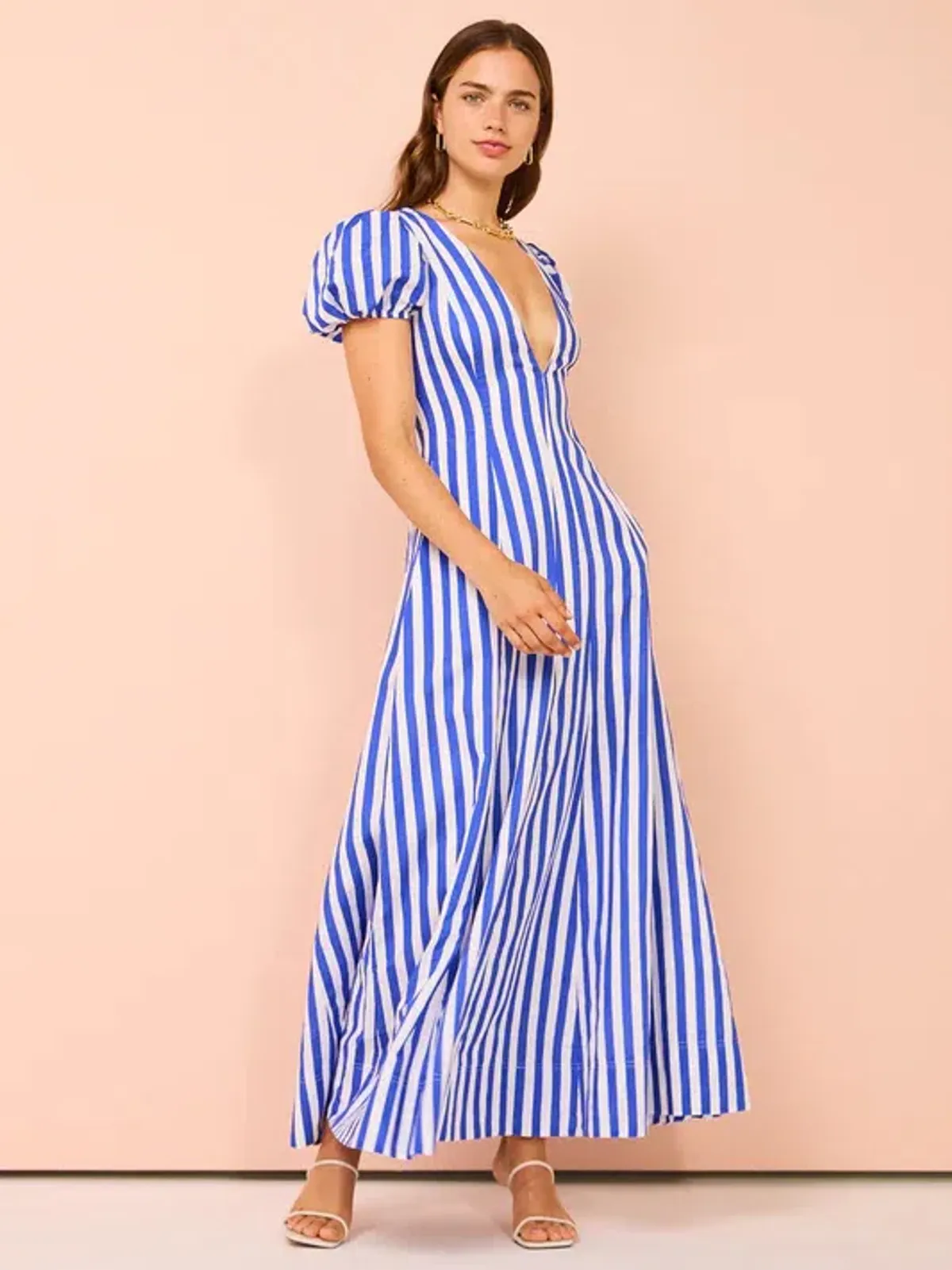 By Nicola Short Sleeve Wavy Maxi Stripe Size 8 - Image 6