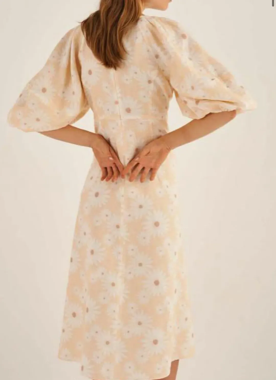 Oroton Daisy Print Dress Floral Size 12 for rent on The Volte - main image