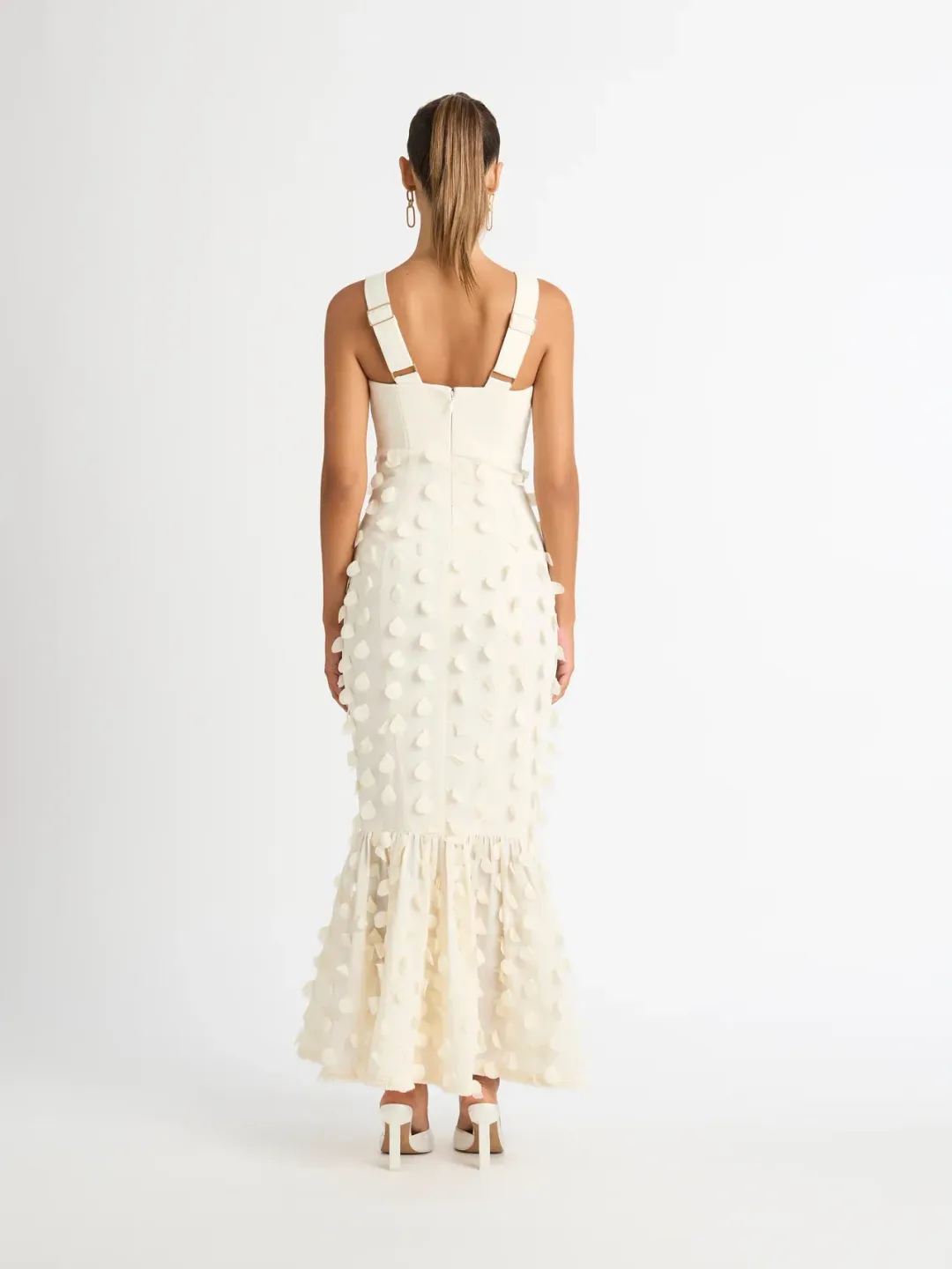 Sheike Imani Dress Cream Size 16 for rent on The Volte - main image