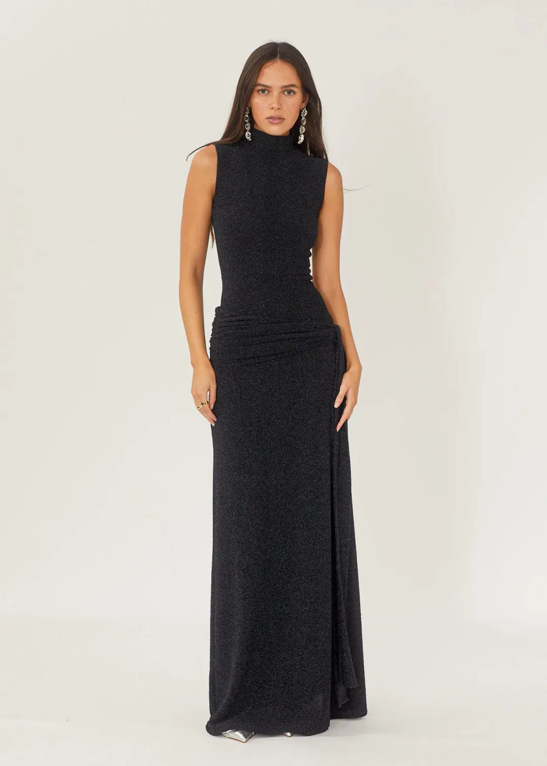 Arcina Ori Monica Dress Midnight Blue Size S/AU 8  for rent on The Volte - main image