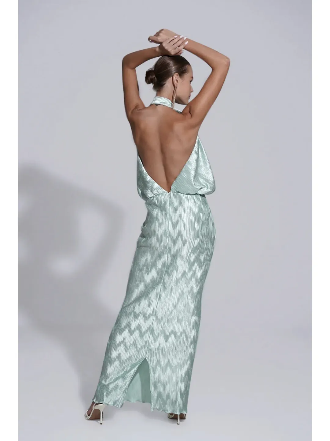 Lidee Riviera Sleeveless Gown Seamfoam Size AU 10 for rent on The Volte - main image