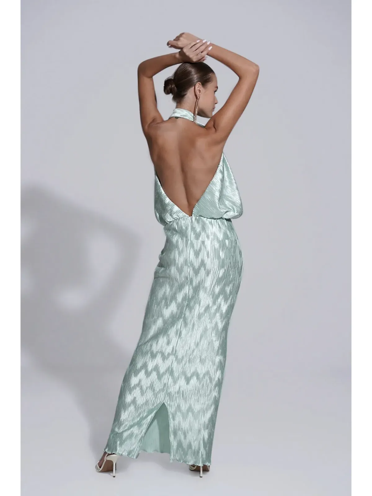 Lidee Riviera Sleeveless Gown Seamfoam Size AU 10 - Image 2