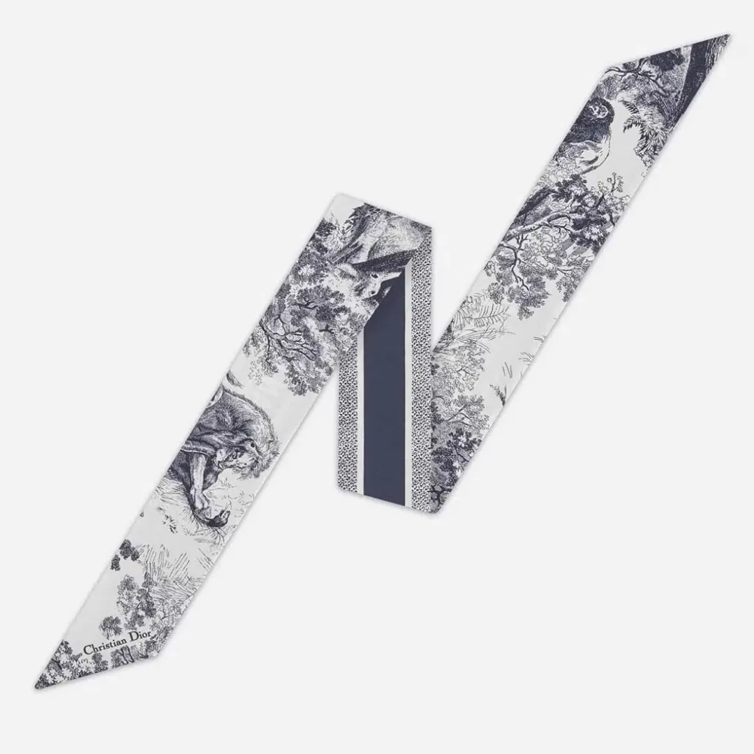 Dior Toile De Jouy Sauvage Mitzah Scarf for rent on The Volte - main image