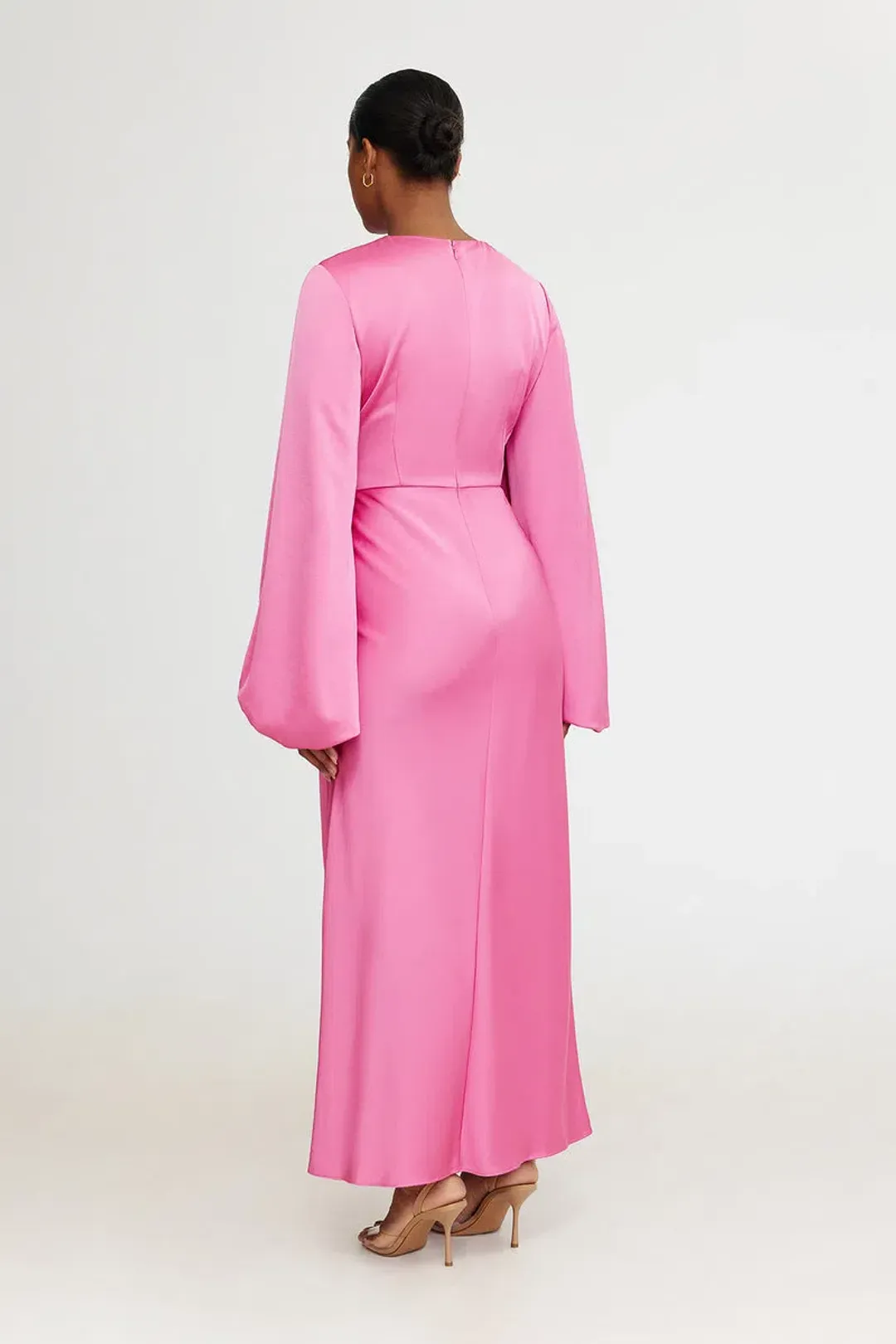 Significant Other Lara Long Sleeve Dress Pop Pink Size 10 for rent on The Volte - main image