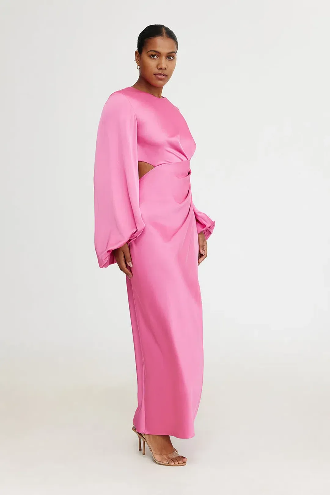 Significant Other Lara Long Sleeve Dress Pop Pink Size 10 for rent on The Volte - main image
