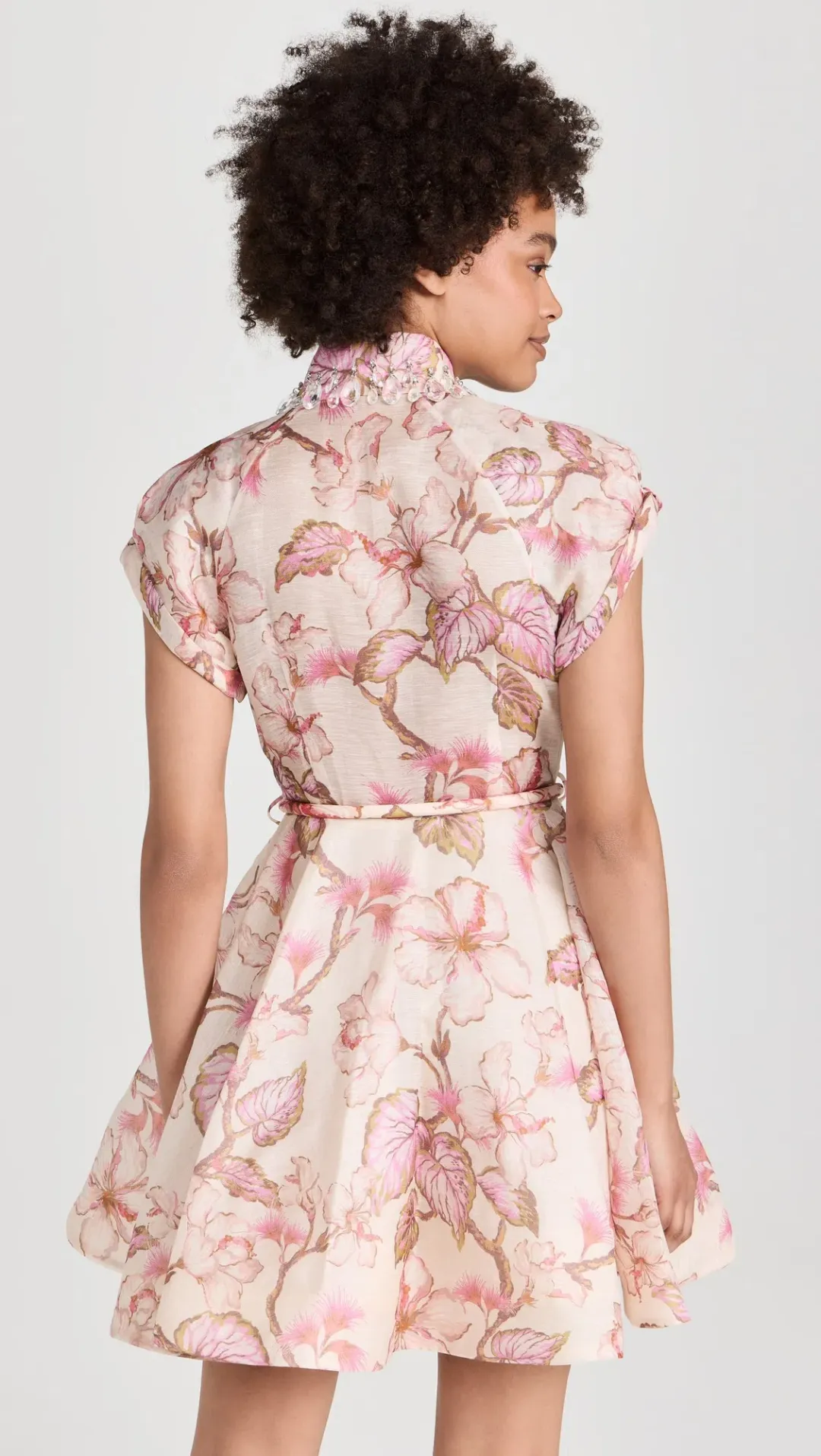 Zimmermann Matchmaker Flip Mini in Coral Hibiscus Size 0 / AU 8  for rent on The Volte - main image