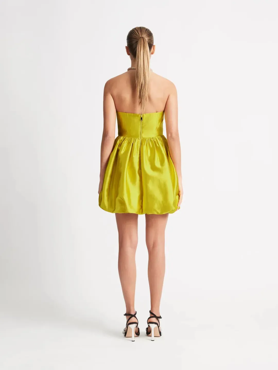 Sheike Imperial Mini Dress Yellow Size 6 for rent on The Volte - main image