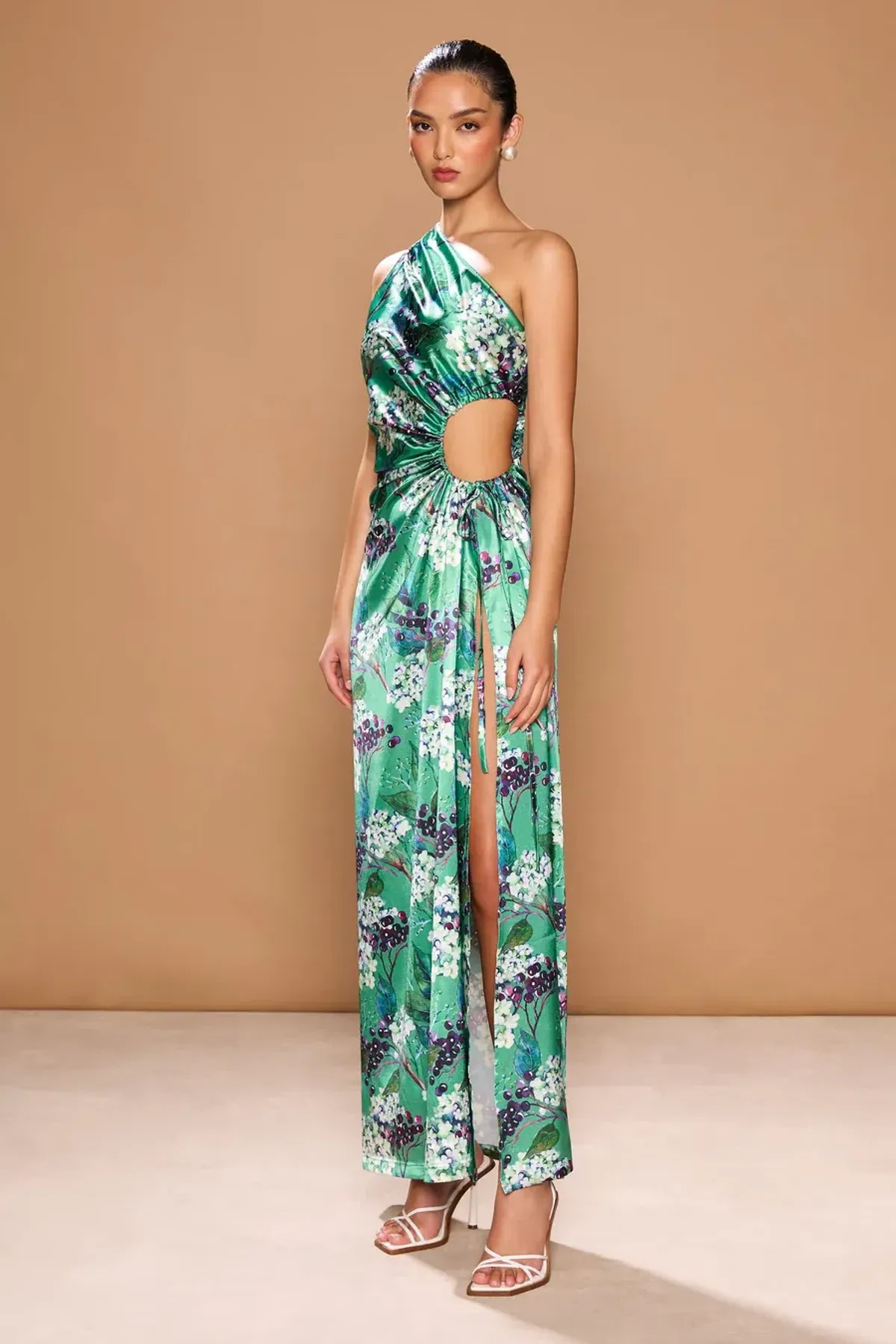 Sonya Moda Nour Maxi Dress Fiori Di Sambuco Size 8 - Image 2