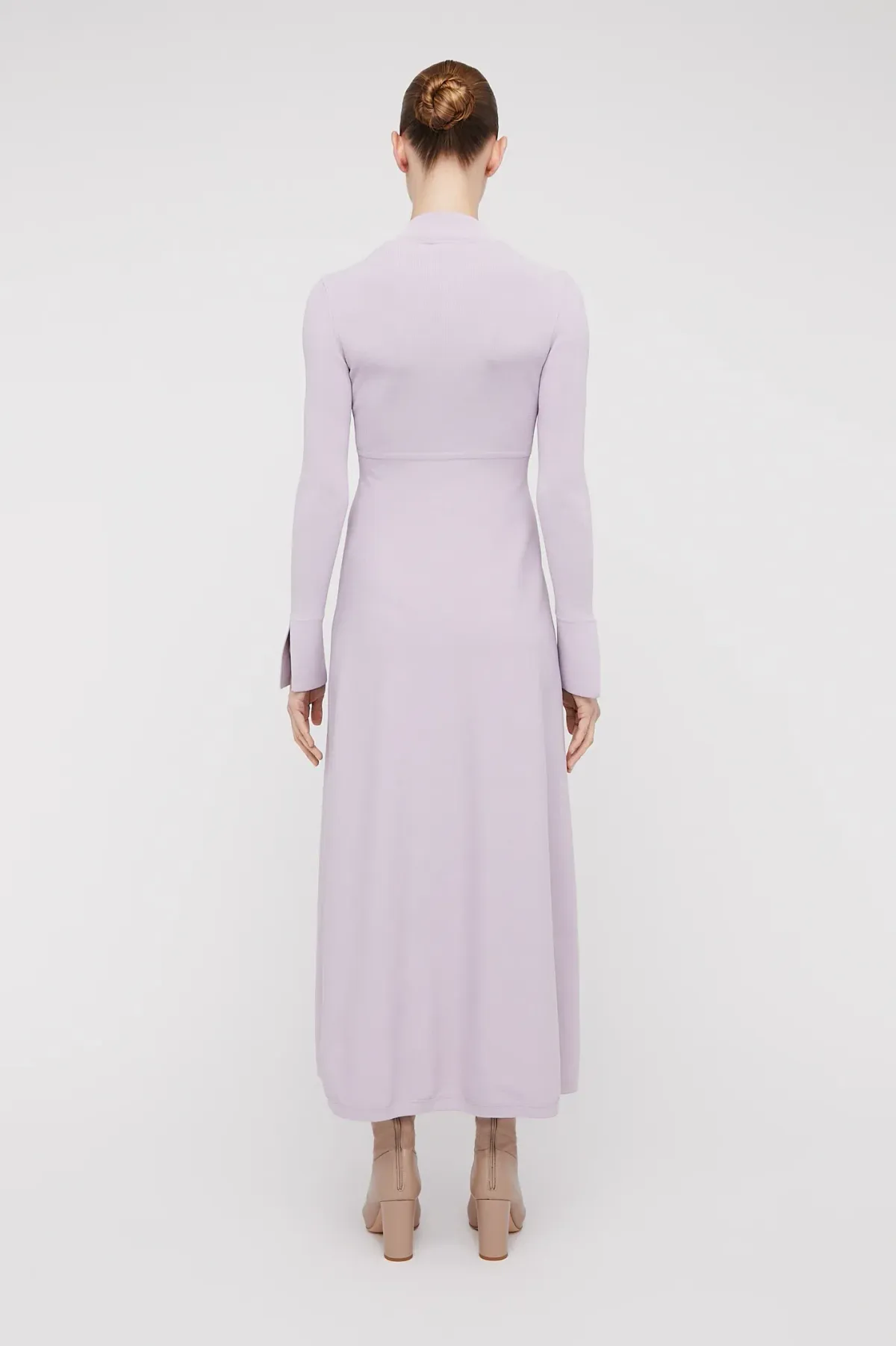 Scanlan Theodore Polo Dress Mauve Size 6 - Image 3