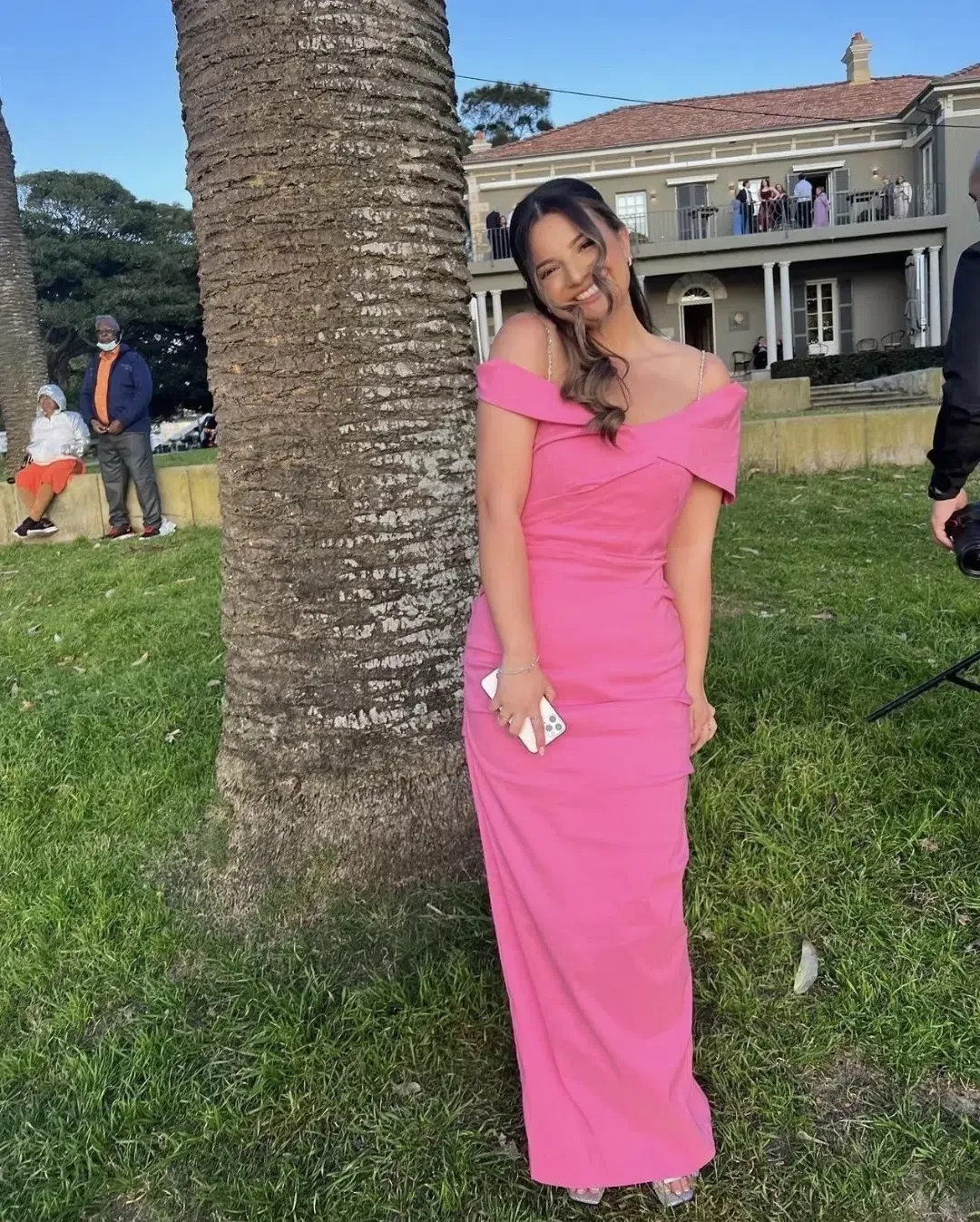 Rachel Gilbert Dahli Gown Pink Size 2/AU 10 for rent on The Volte - main image