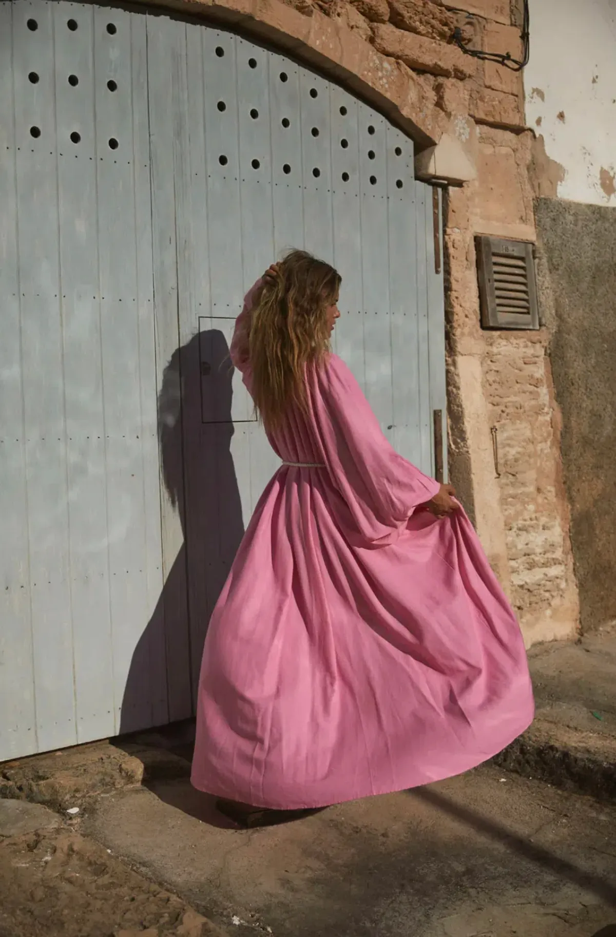 La Boheme Camila Maxi Dress in Begonia Pink One Size - Image 2