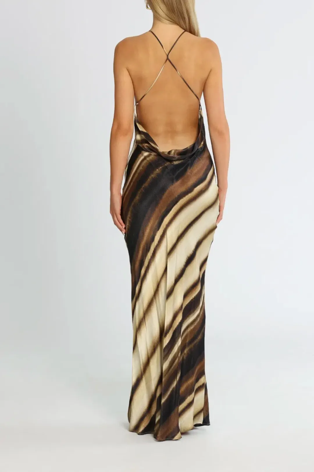 Bec & Bridge Watercolour Maxi Dress Print Size 8 for rent on The Volte - main image