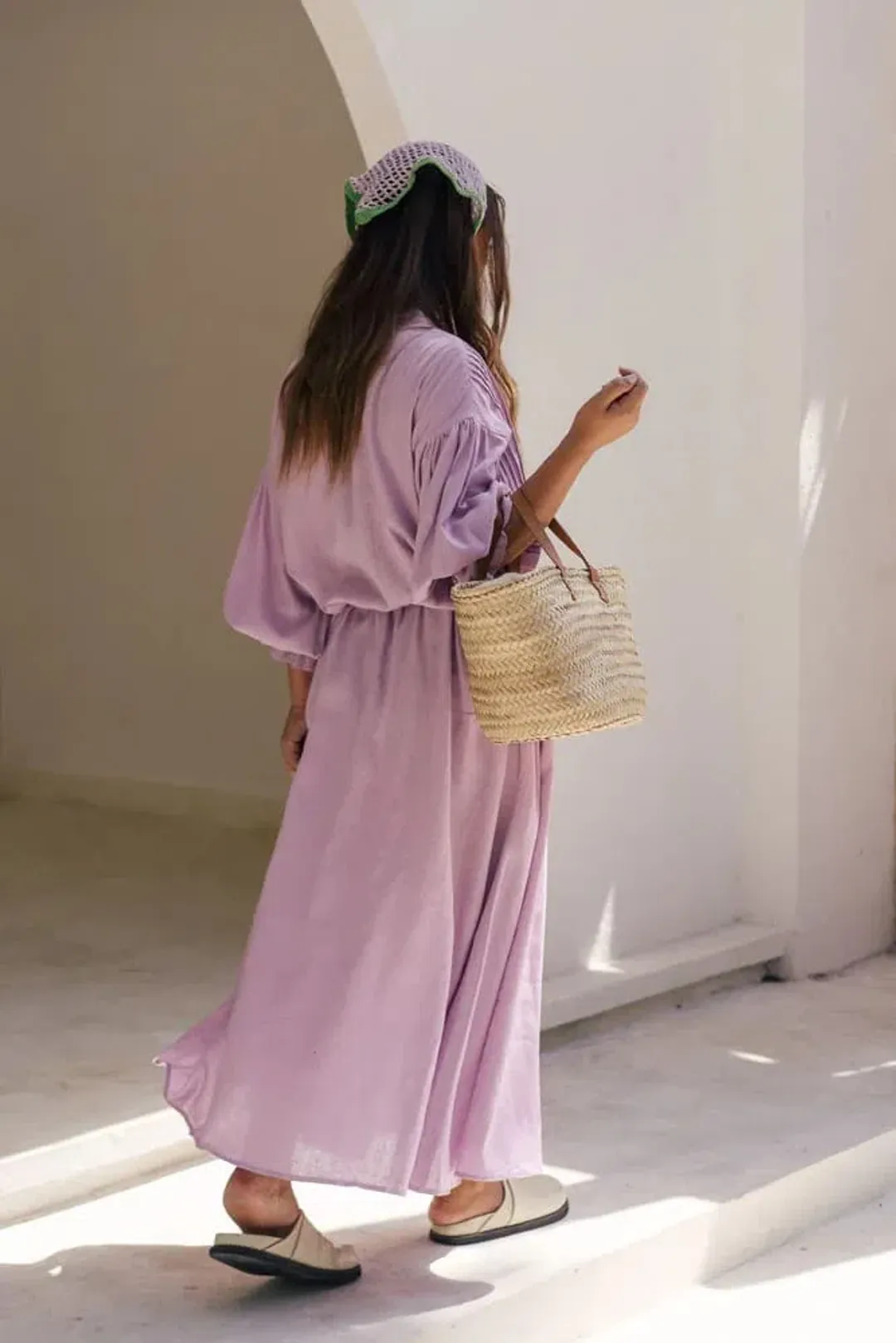 La Boheme Poppy Dress Tropical Violet One Size  for rent on The Volte - main image