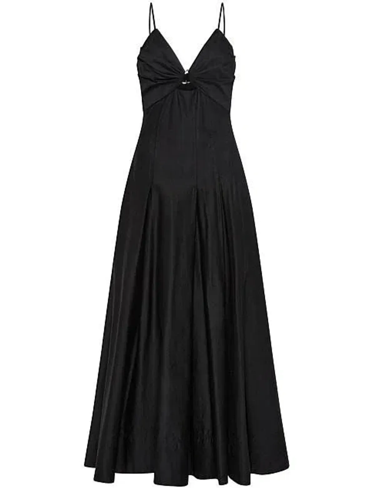 Aje Solstice Strappy Ring Midi Dress Black Size AU 8  - Image 5