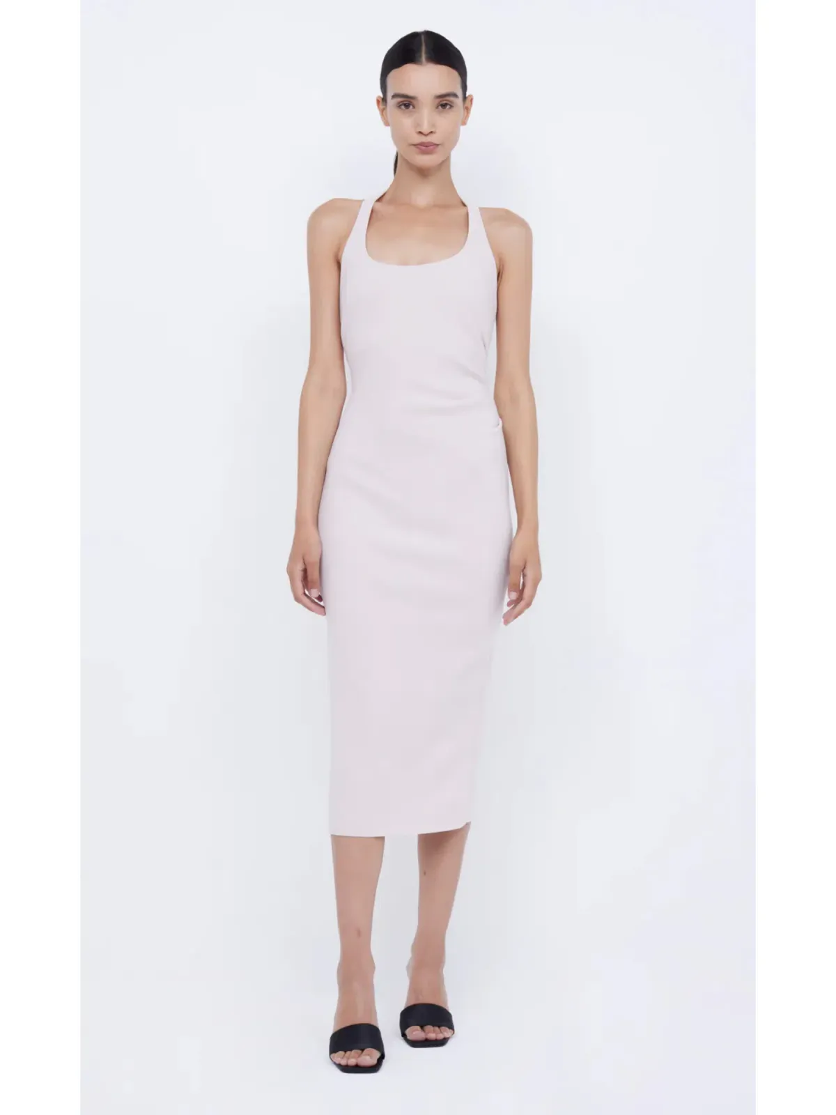 Bec & Bridge Cyndie Halter Midi Dress in Vanilla Bean Size AU 8 - Image 1