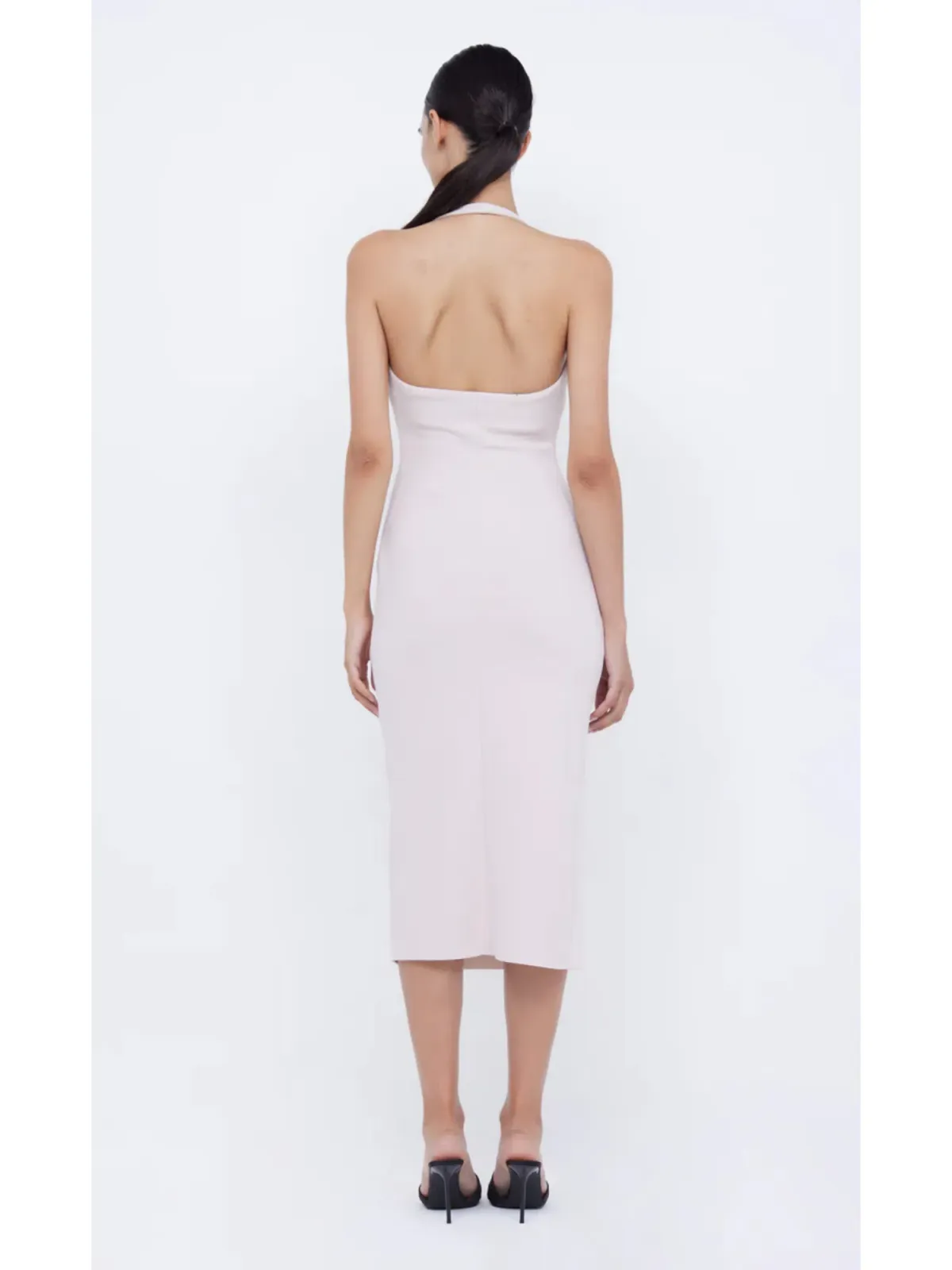 Bec & Bridge Cyndie Halter Midi Dress in Vanilla Bean Size AU 8 - Image 3