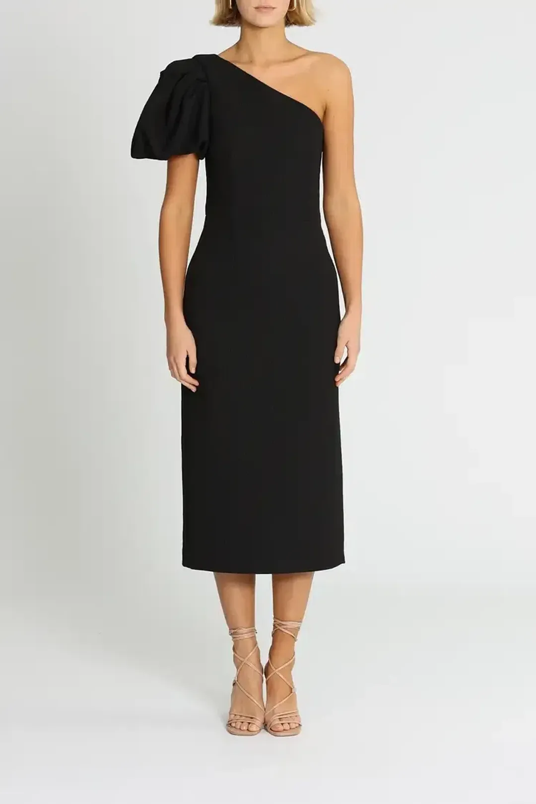 Rebecca Vallance Natalia OS Dress in Black Size AU 10 for rent on The Volte - main image