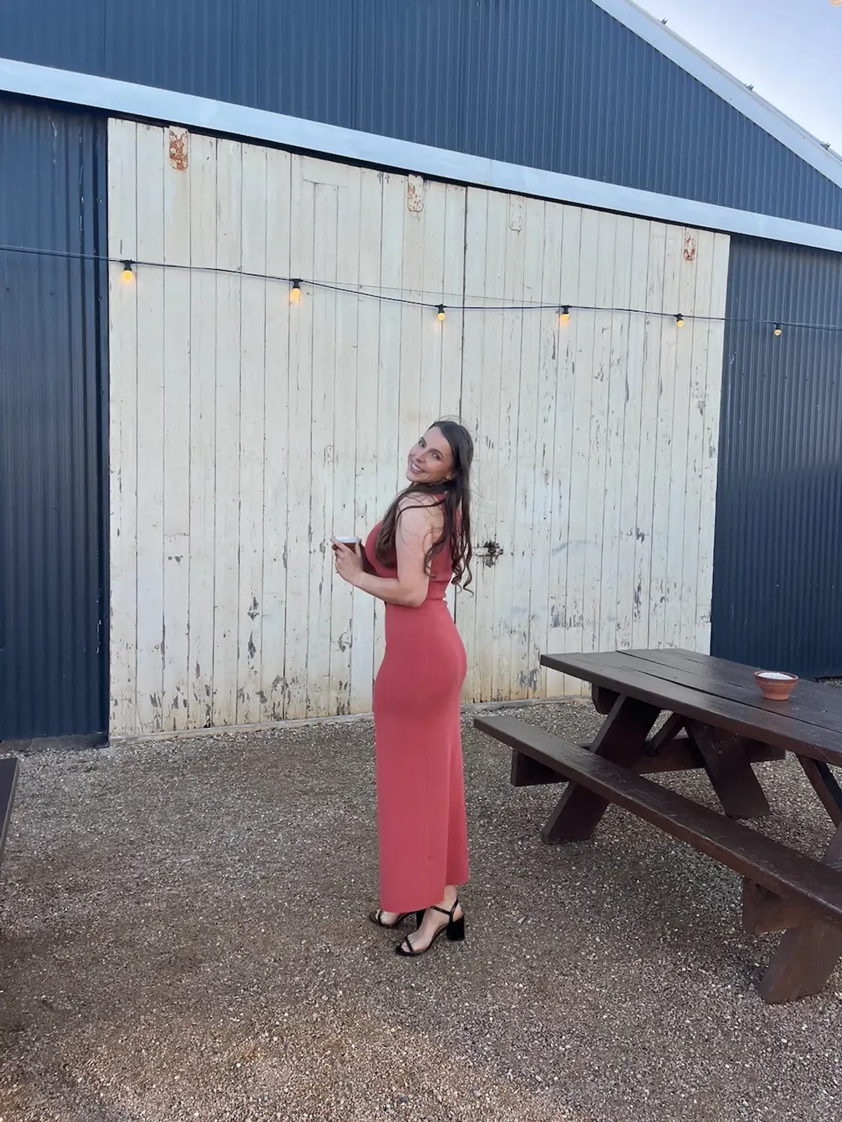 Sir the Label Nadja Cut Out Dress in Coral Size 0 / AU 6 - Image 4