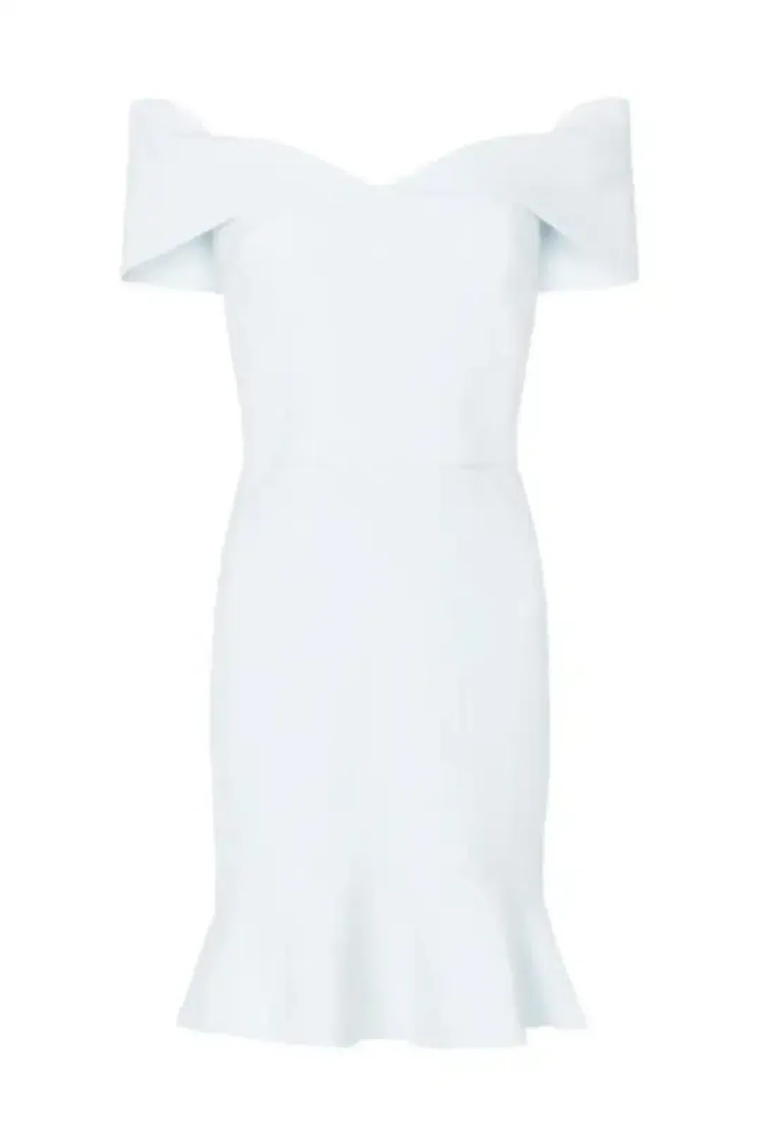 Rebecca Vallance Hamptons Mini Dress Pale Blue Size 8 for rent on The Volte - main image