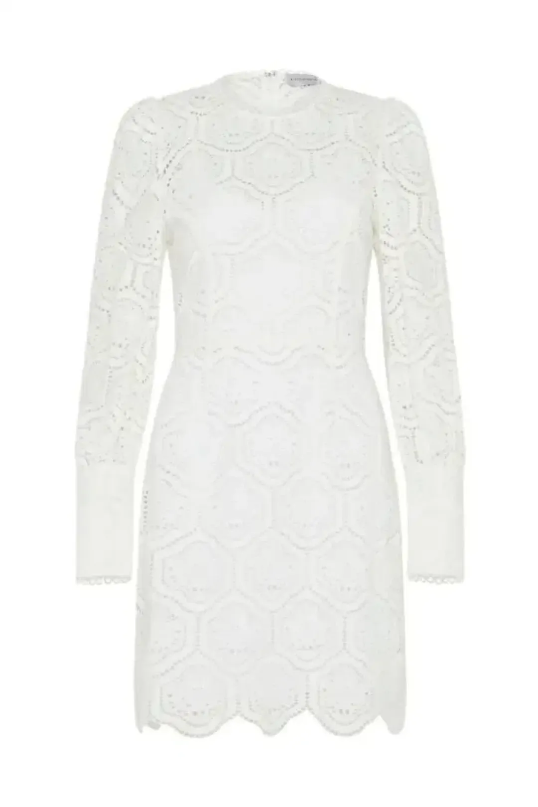 Rebecca Vallance Savannah Mini Dress Ivory Size 8 for rent on The Volte - main image