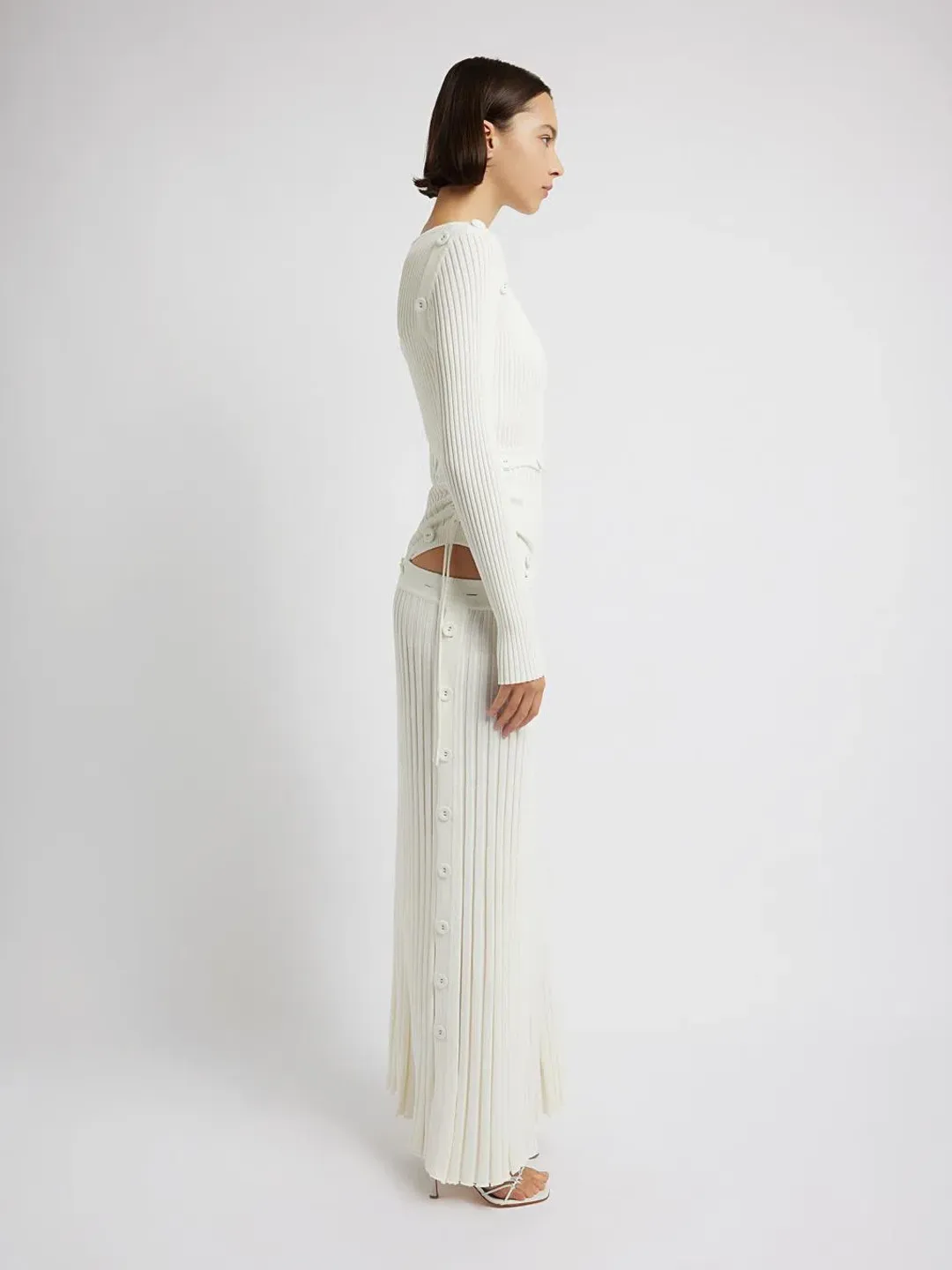 Christopher Esber Deconstruct Dress White for rent on The Volte - main image