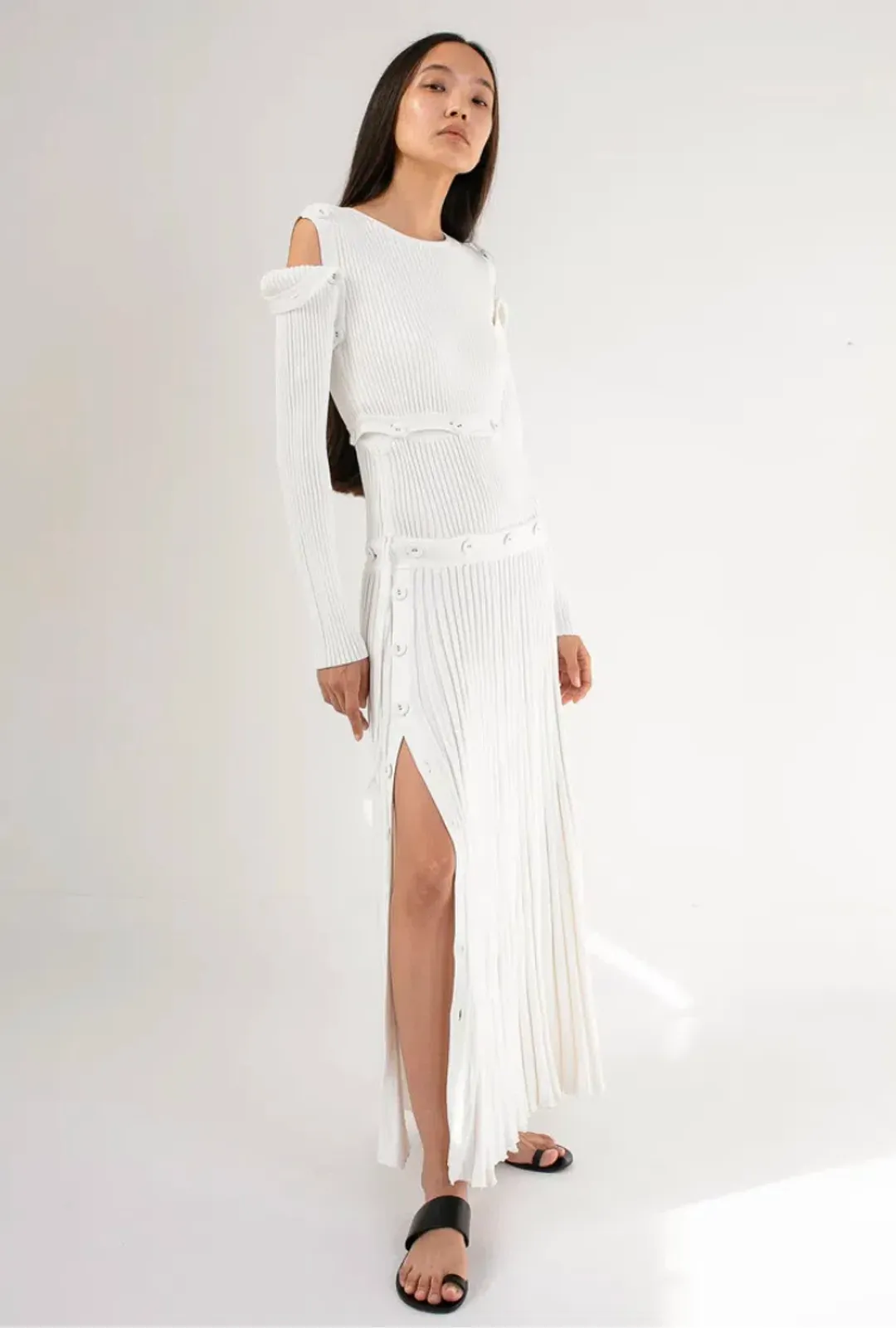 Christopher Esber Deconstruct Dress White for rent on The Volte - main image