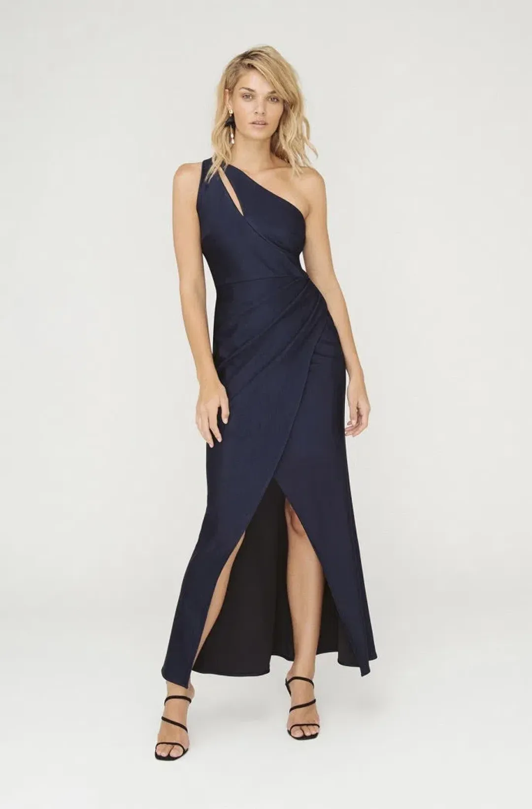 Sheike Matrix Maxi Gown Navy Size 14 for rent on The Volte - main image