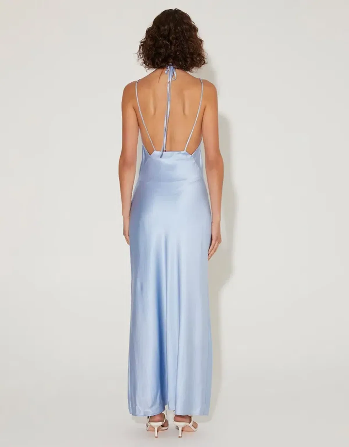 Hansen & Gretel Delphine Dress Cornflower Blue Size S/ AU 8 - Image 3