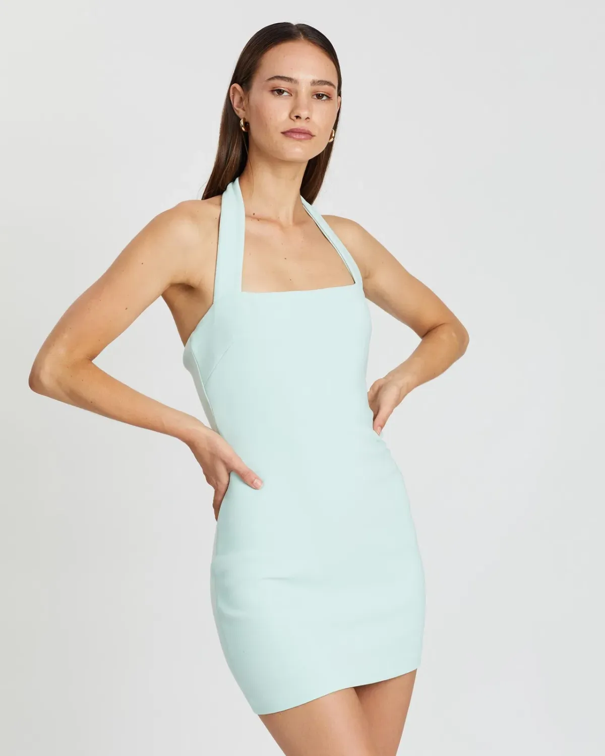 Bec & Bridge Ariel Mini Dress Mint Green Size 8 - Image 2