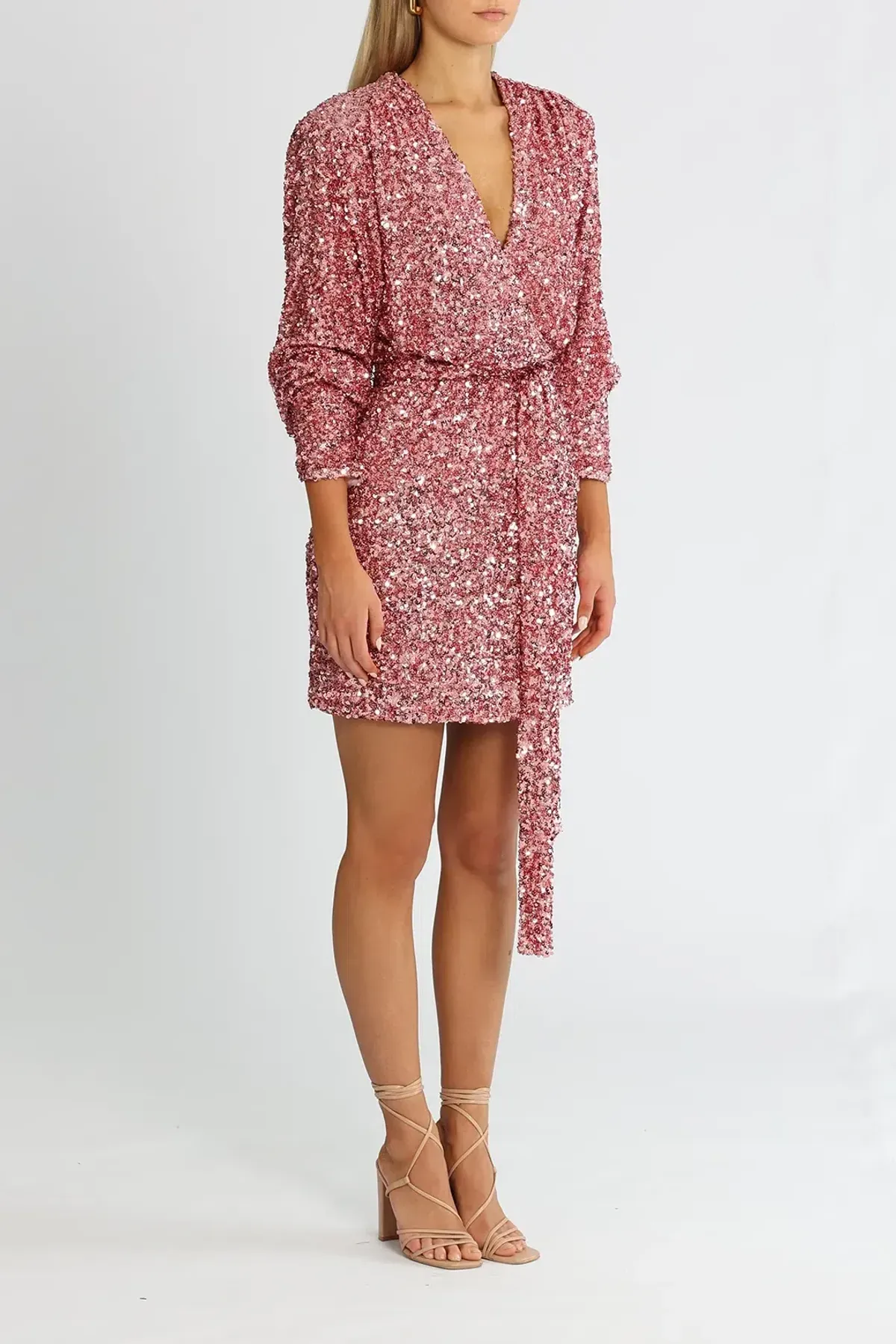 Rotate By Birger Christensen Samantha Rapture Rose Dress Print Size 16 - Image 2