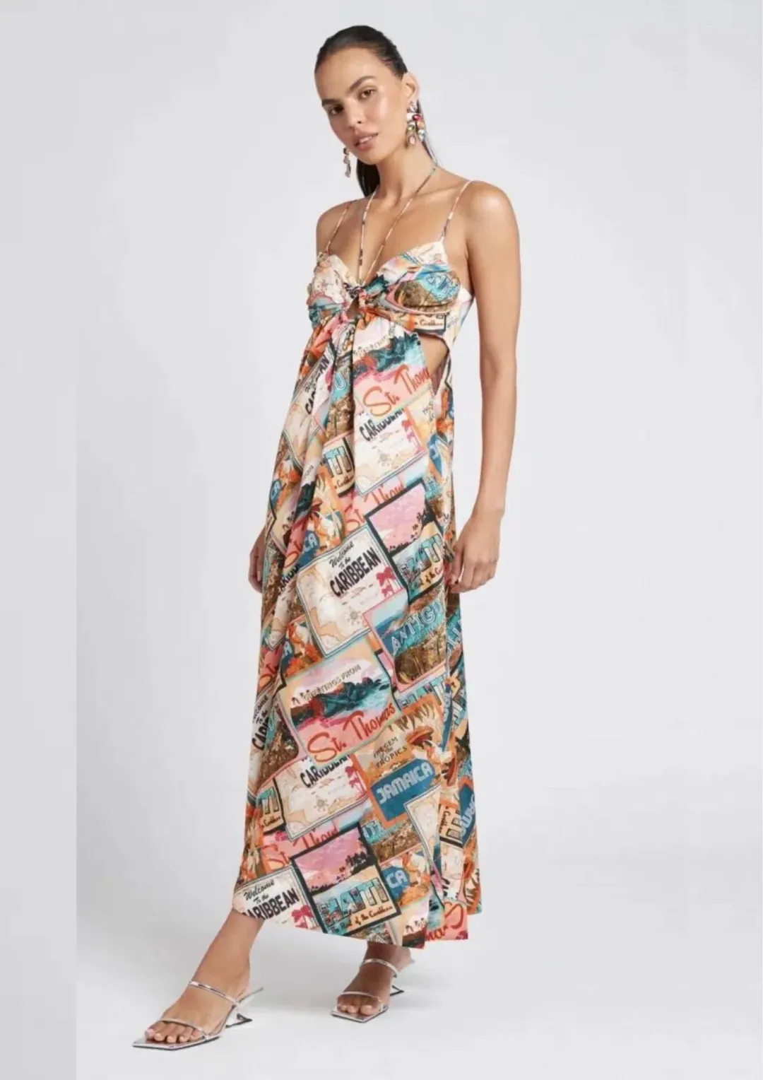 Sheike Caribbean Queen Dress Print Size 8 for rent on The Volte - main image