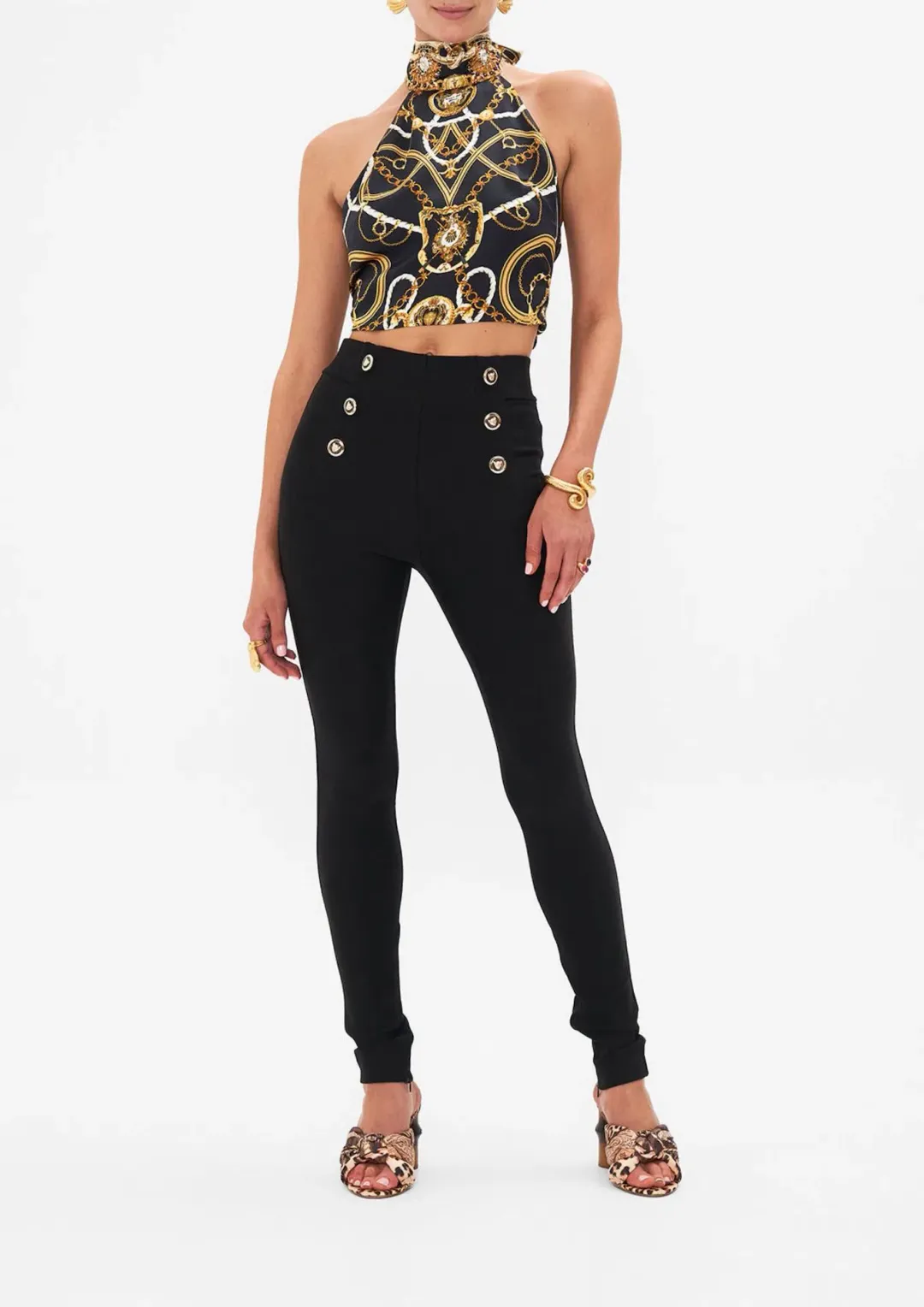 Camilla Coast to Coast Halter Tie Back Top Size 10 for rent on The Volte - main image