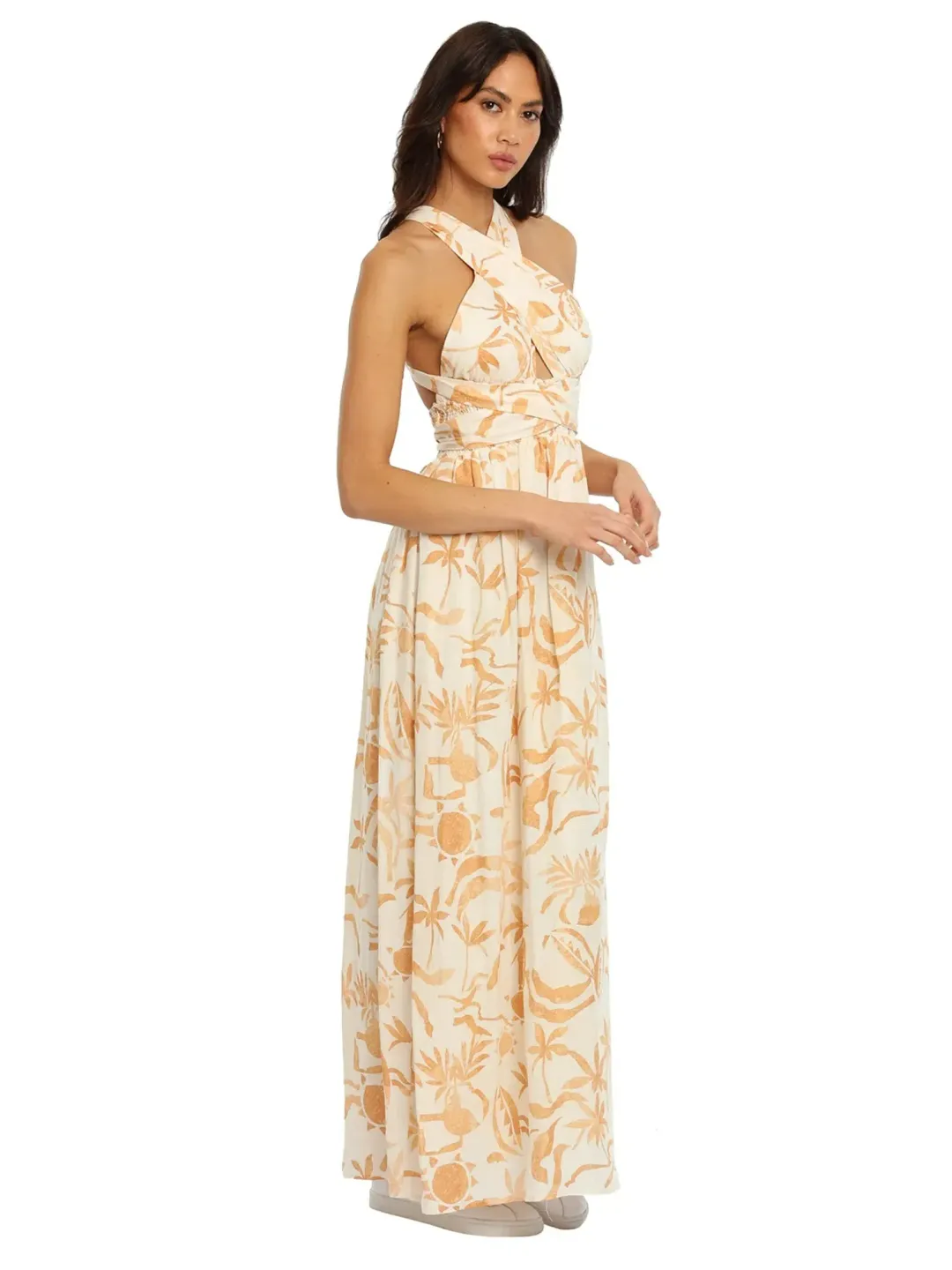 Steele Dominique Dress Print Size AU 10 for rent on The Volte - main image