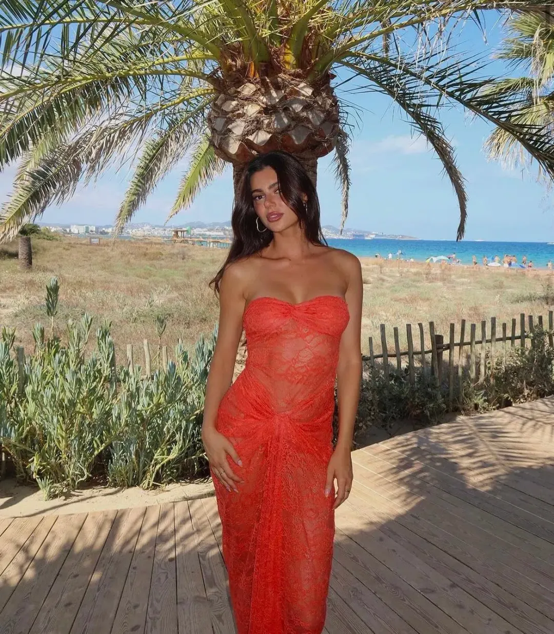 Natalie Rolt Naomi Dress Tangerine Size 1 / AU 8 for rent on The Volte - main image