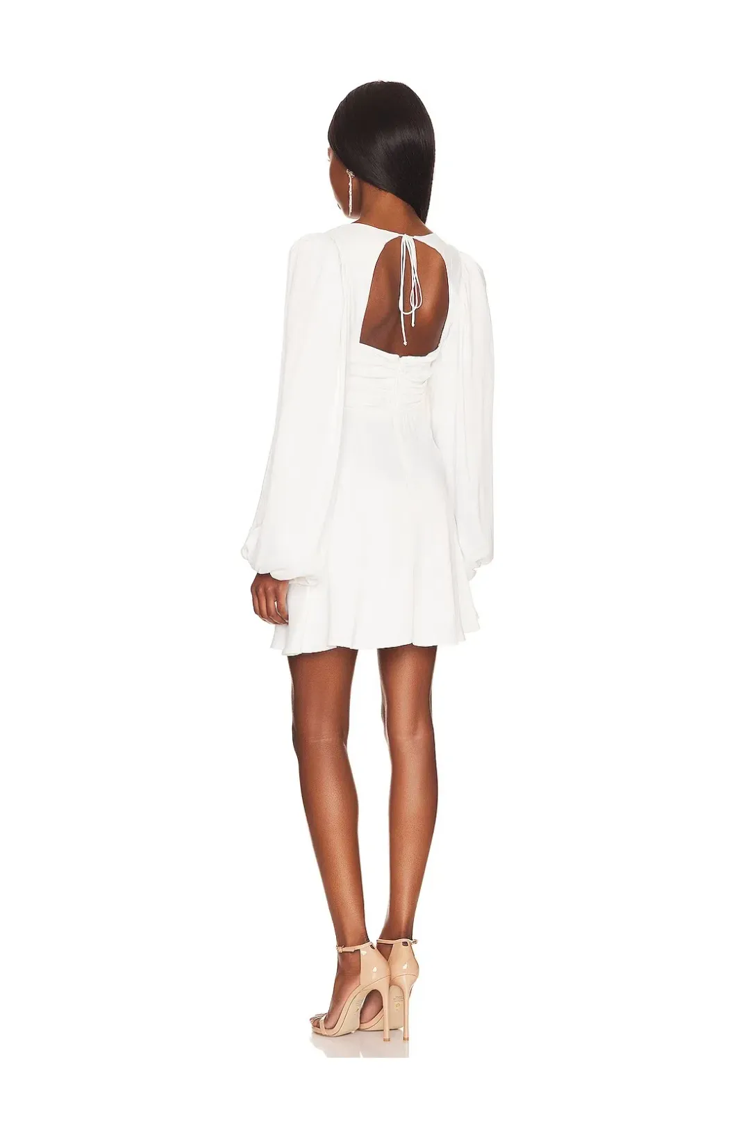 For Love and Lemons Beatrice Mini Dress White Size S / AU 8 for rent on The Volte - main image