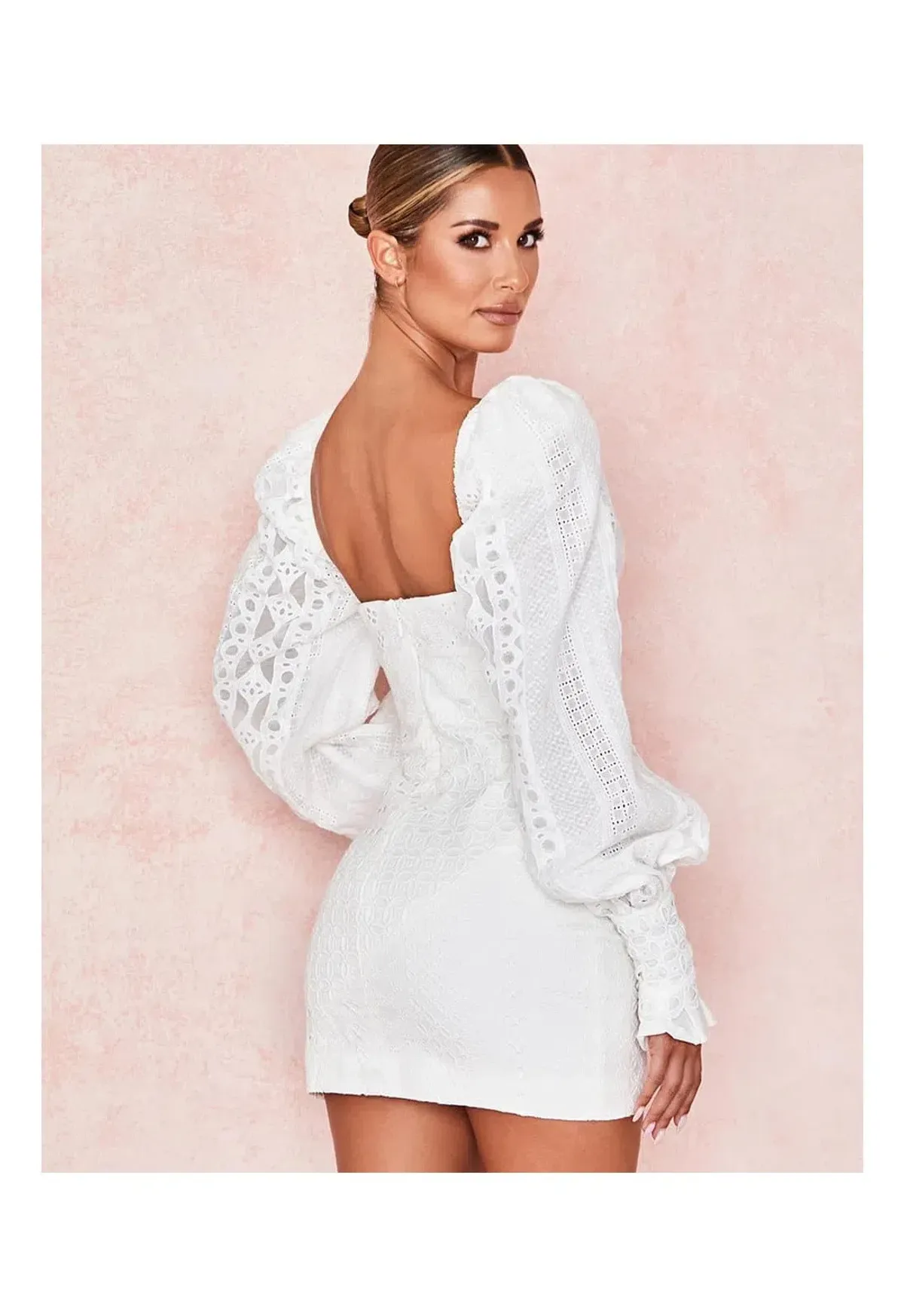 House of CB Marquis Mini Dress White Size 14 - Image 4