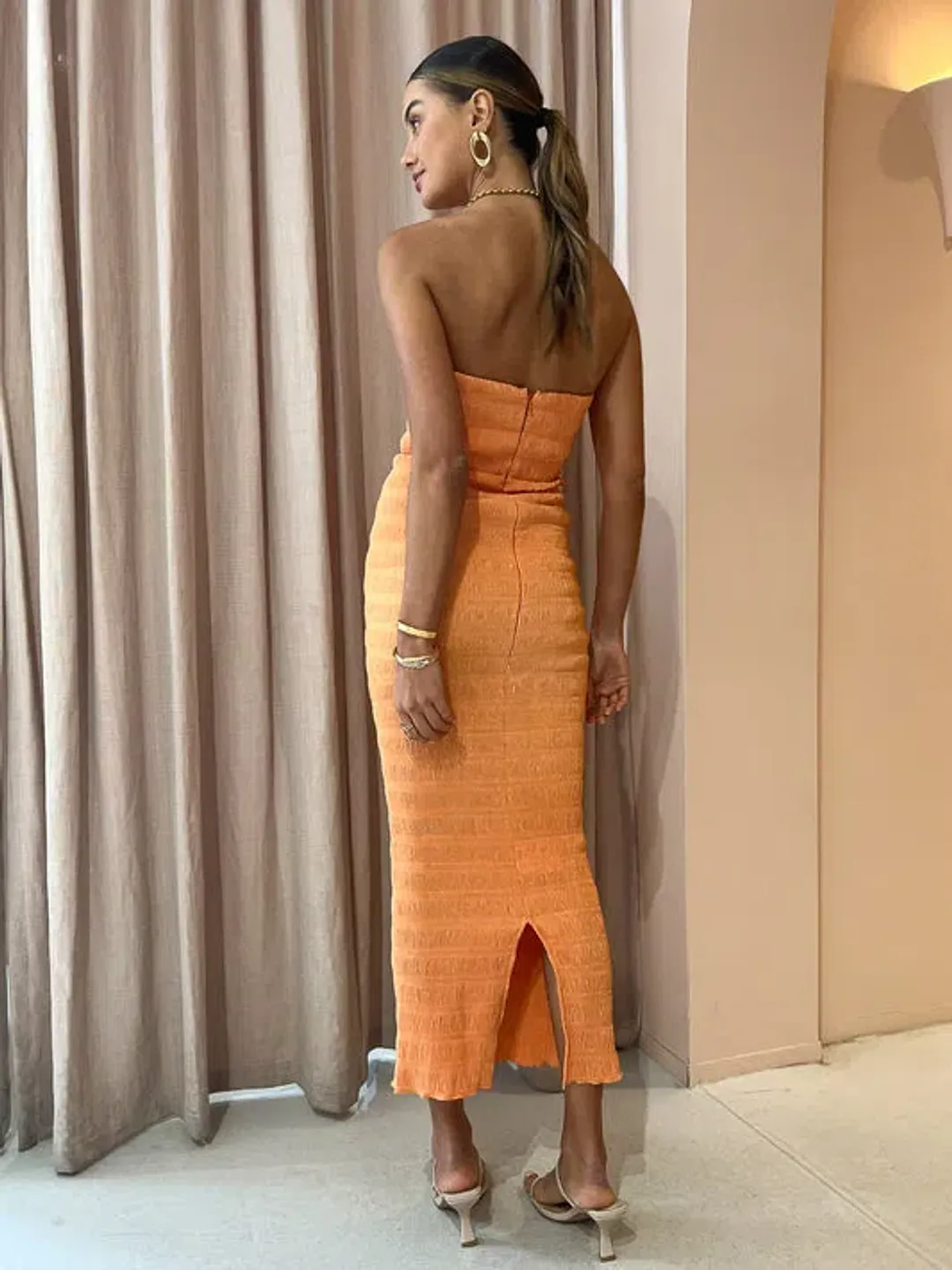 Lidee Aurore Gown in Sunset Size 14 for rent on The Volte - main image