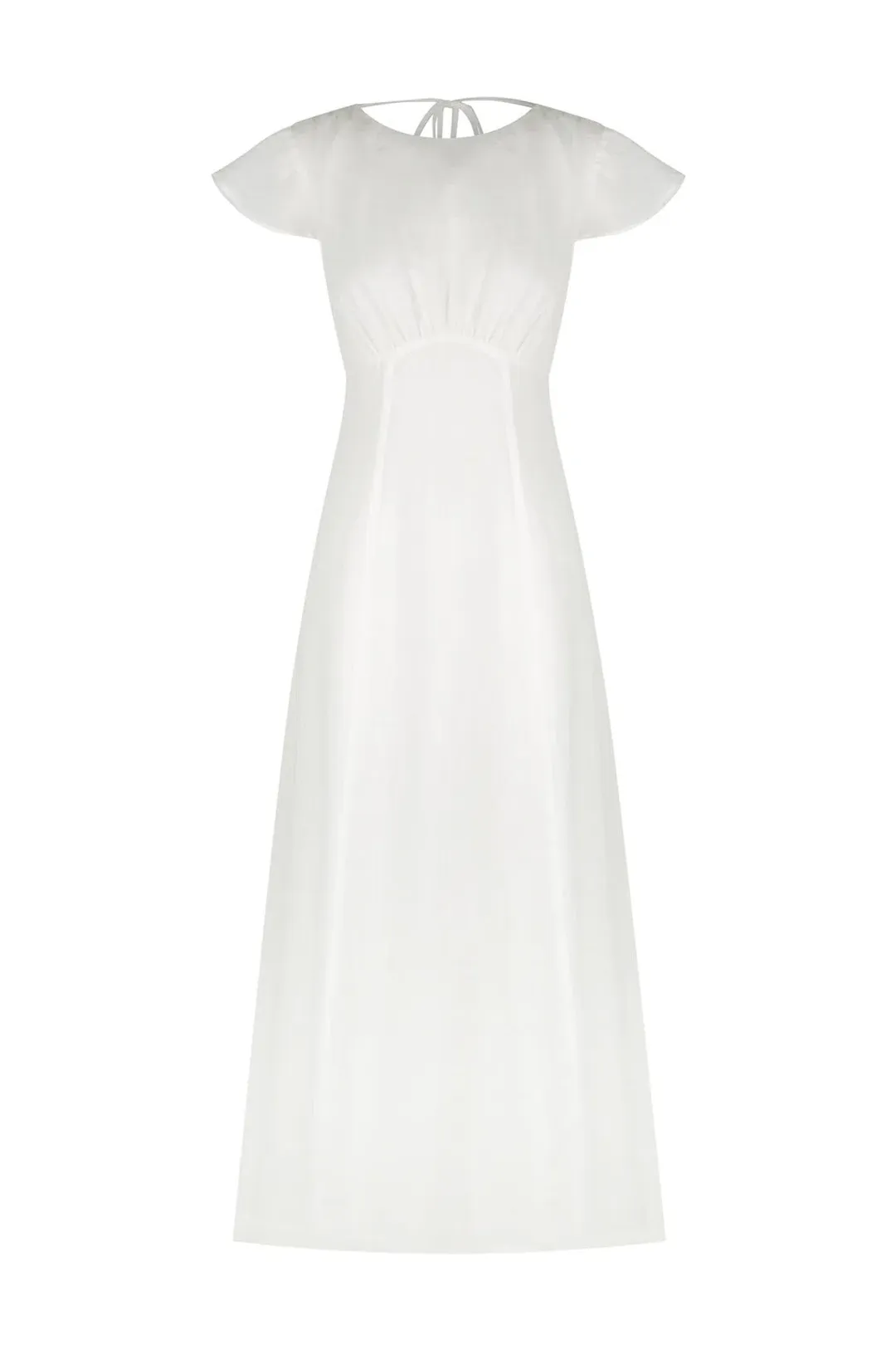 Hansen and Gretel Portofino Backless Dress in Ivory Size 14 for rent on The Volte - main image