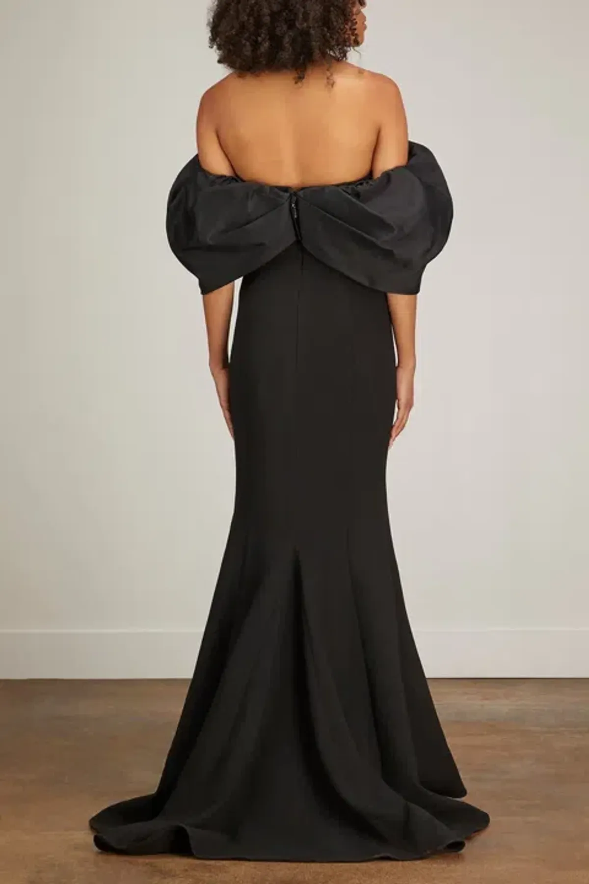 Rachel Gilbert Viola Gown Black Size 12 - Image 3