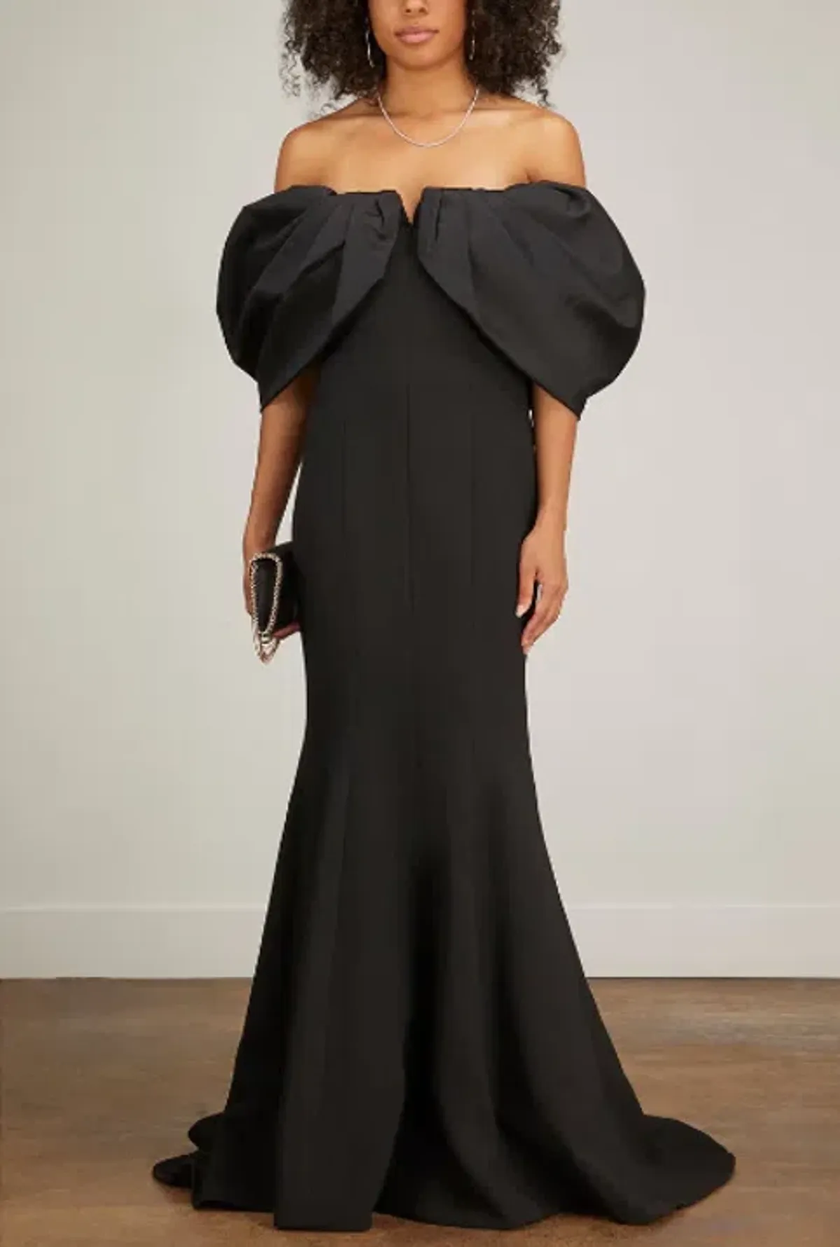 Rachel Gilbert Viola Gown Black Size 12 - Image 2