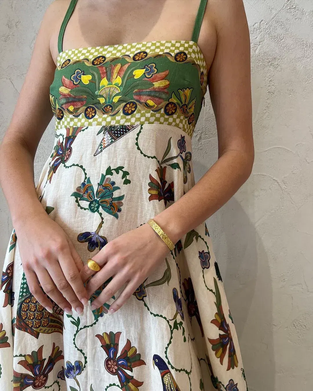 Alemais Birdie Sundress In Multi Size 12 for rent on The Volte - main image