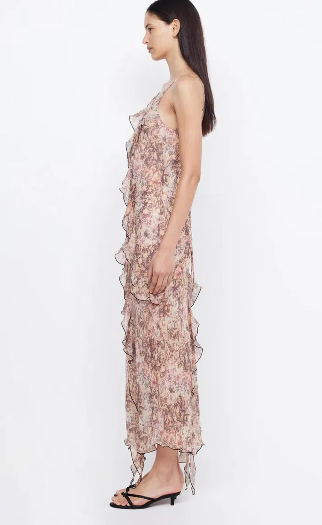 Bec & Bridge Courtney Frill Maxi Dress Versailles Floral Size 10 for rent on The Volte - main image