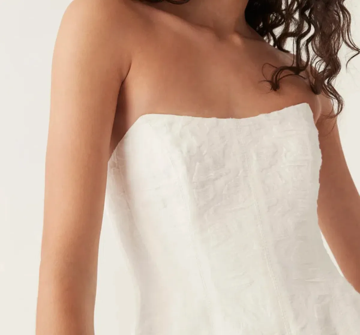 Aje Vibration Jacquard Mini Dress White Size AU 8  - Image 3