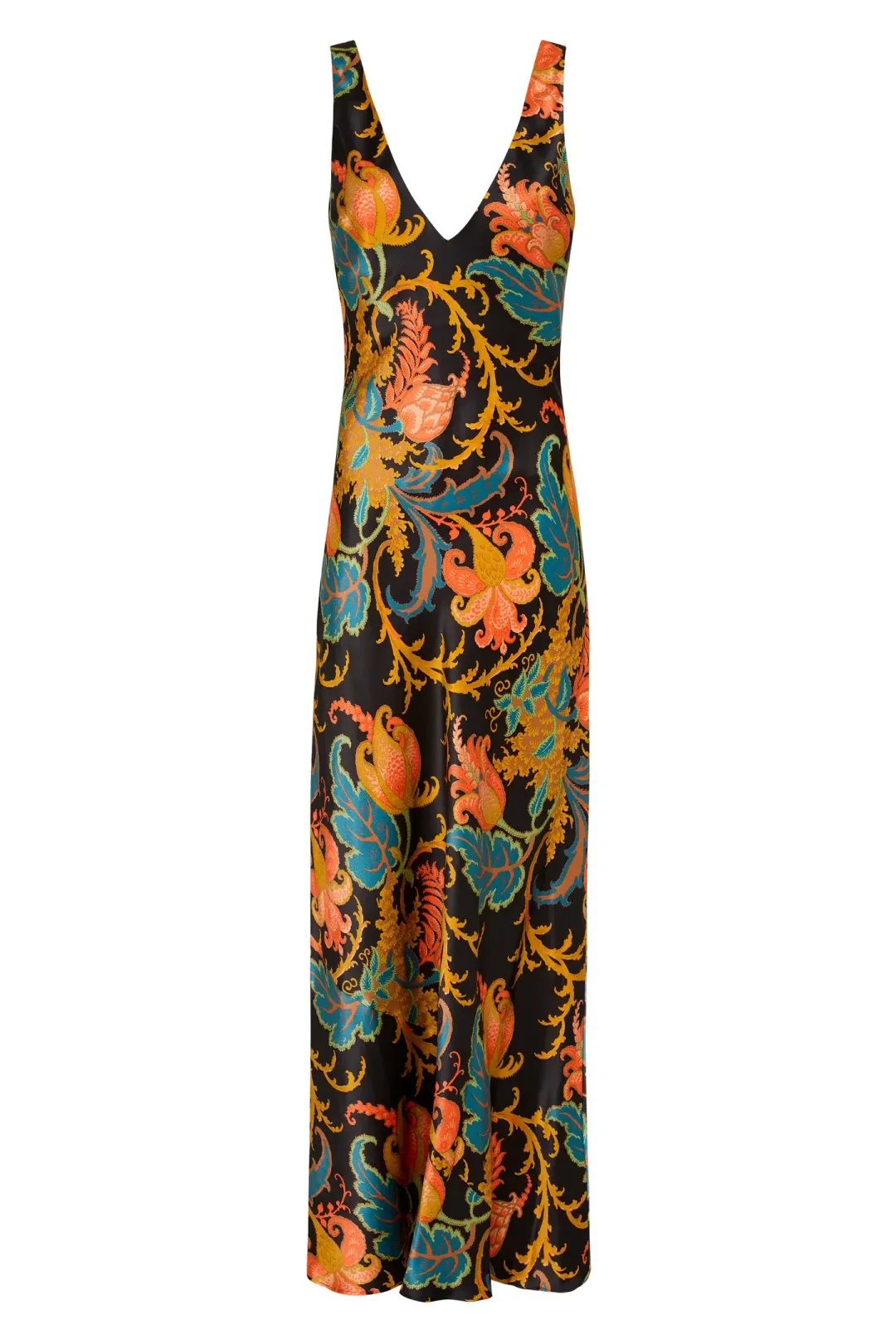 Sir The Label Artiste V Neck Slip Dress In Deschamps Print Size 8 for rent on The Volte - main image
