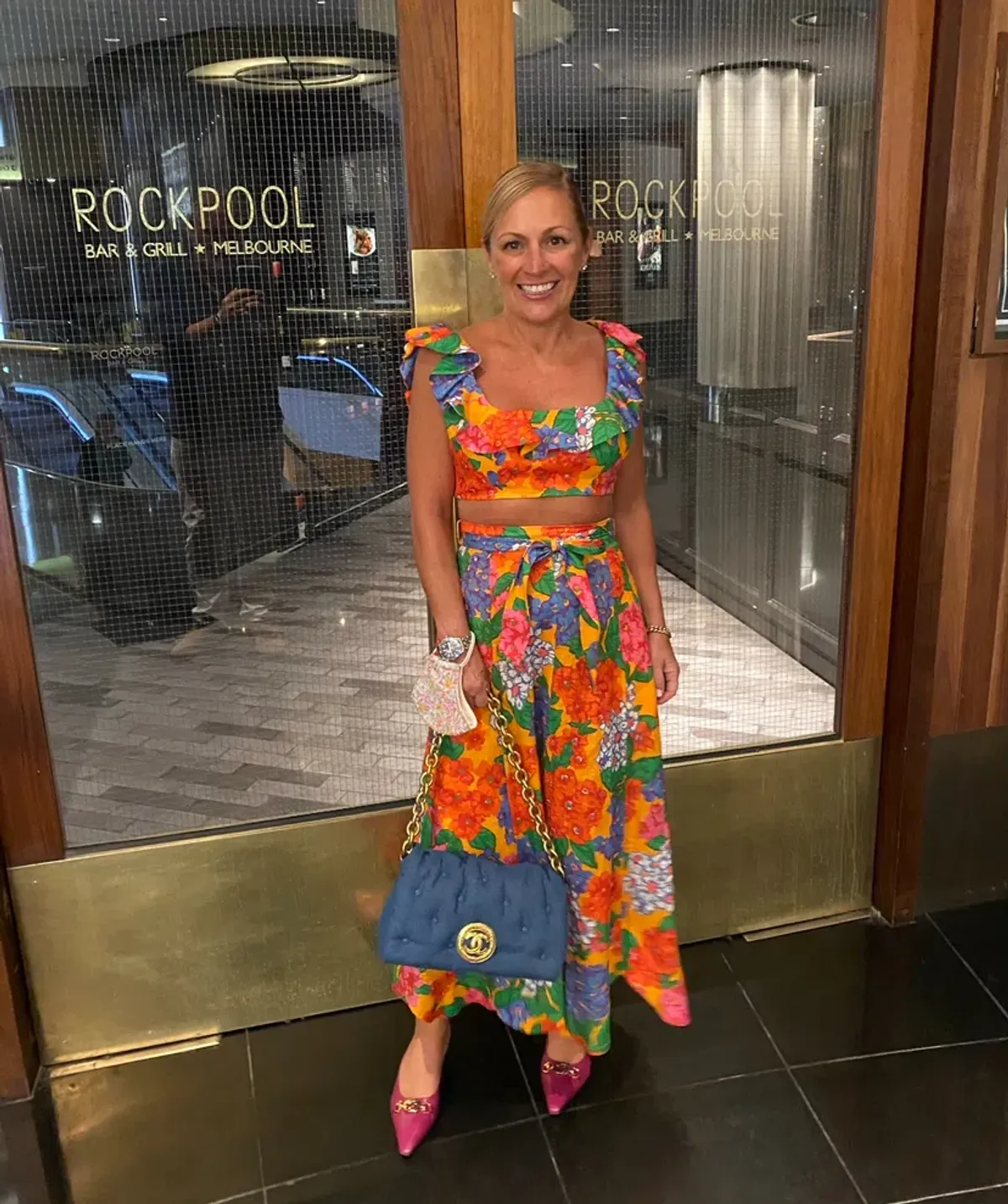 Zimmermann Riders Top Size 1/Au10 and Skirt Size 0/Au8 Set In Mango Floral - Image 3