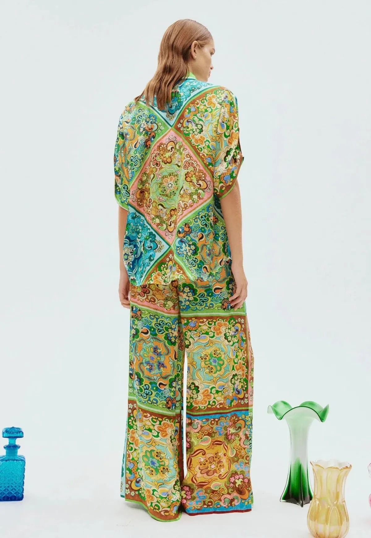 Alemais Dreamer Shirt Size 10 and Pants Size 12 Set Multi - Image 4